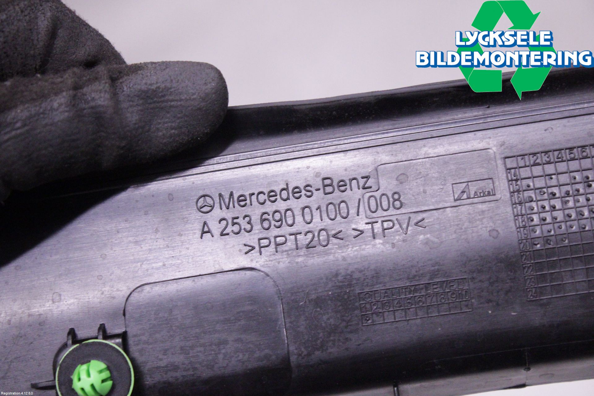 Mercedes-Benz MB GLC-KLASS (X253/C253) 15-22 List Bak-Baklucka