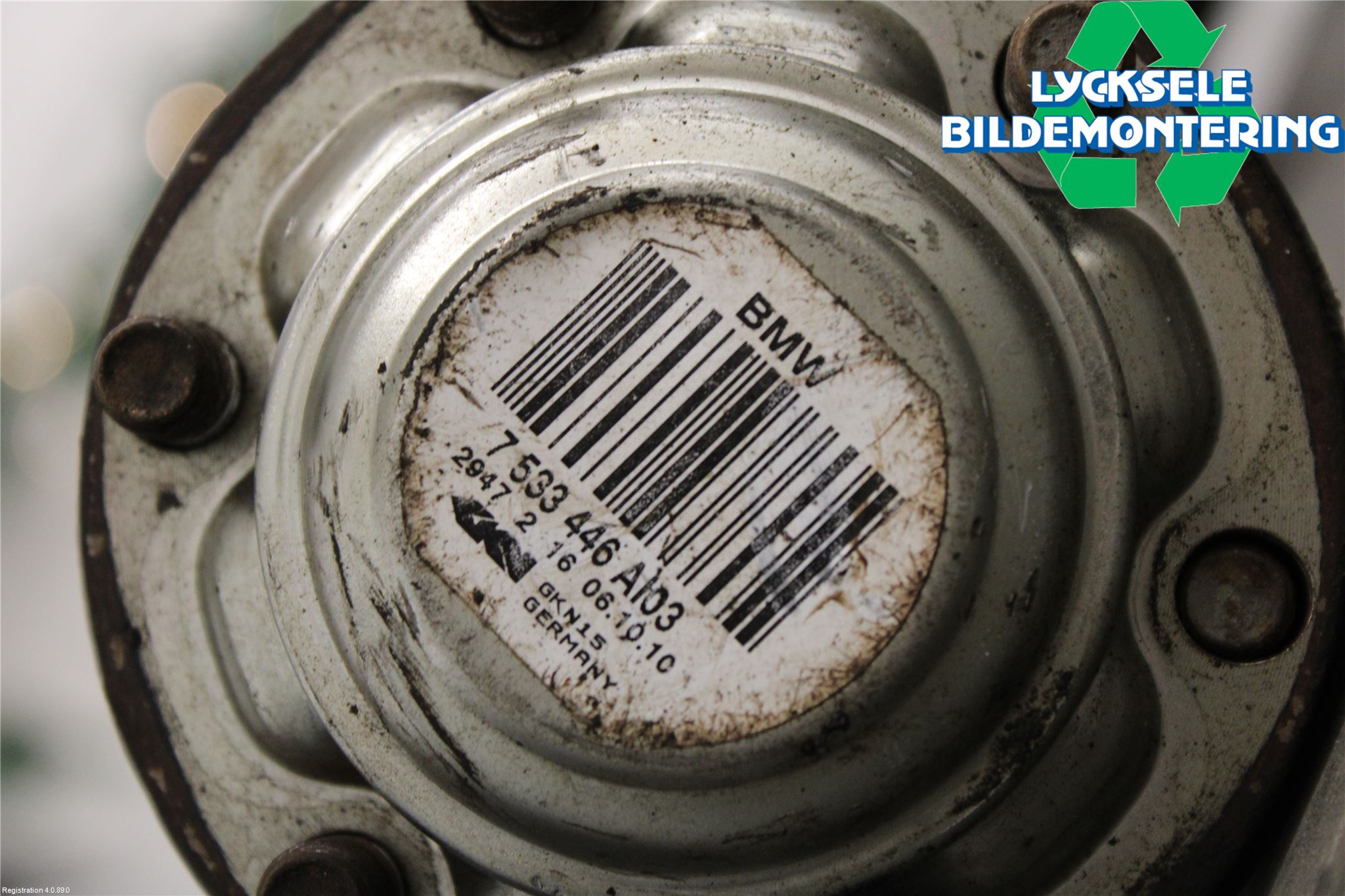 BMW 3 E90/91 SED/TOU 05-12 Drivaxel Bak Höger