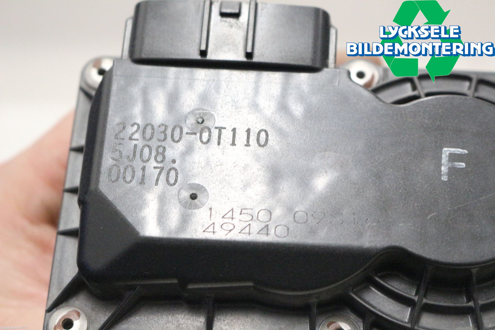 Toyota AURIS 13-19 Injspjällhus