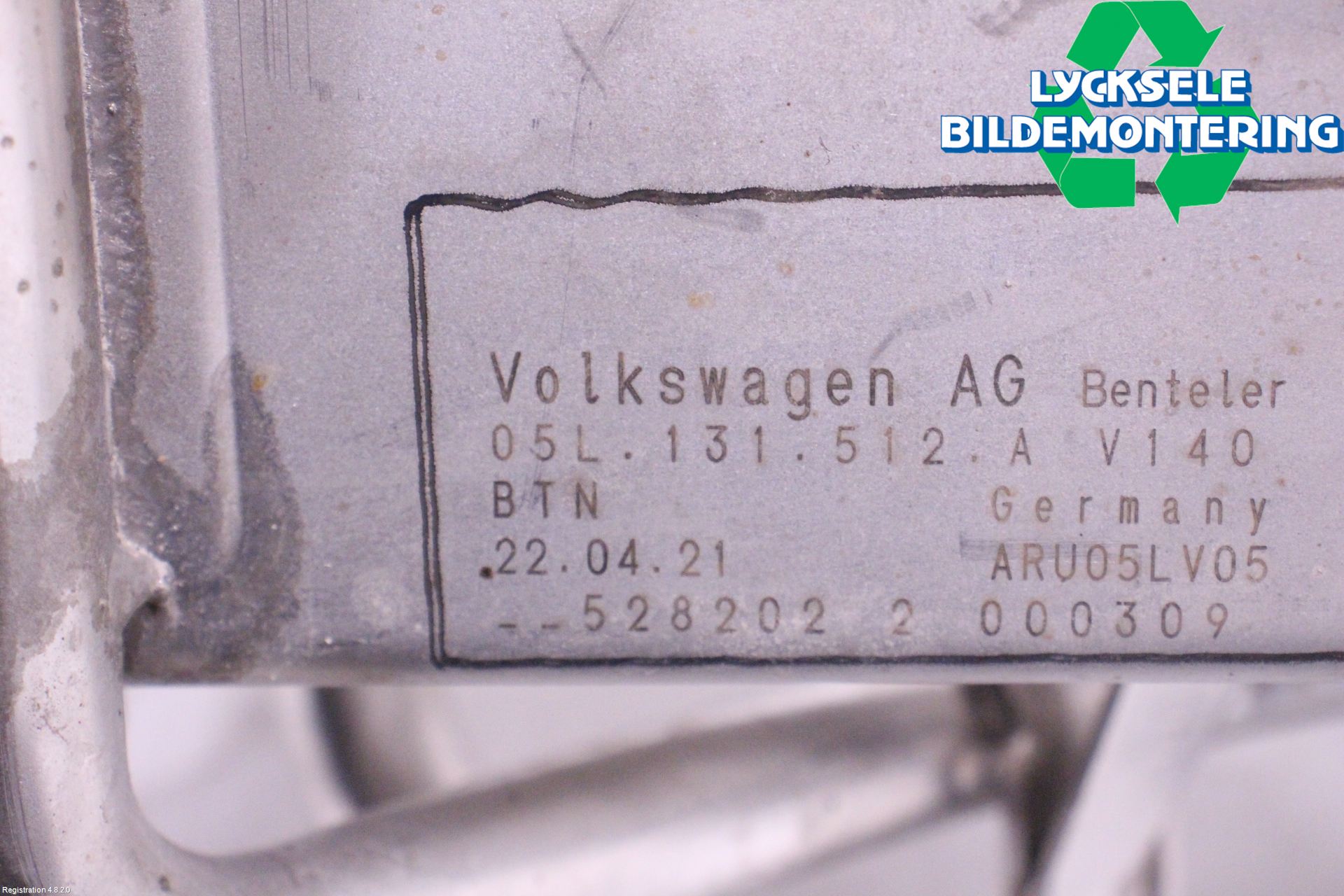 Audi A6 F2/C8 19- Avgaskylare