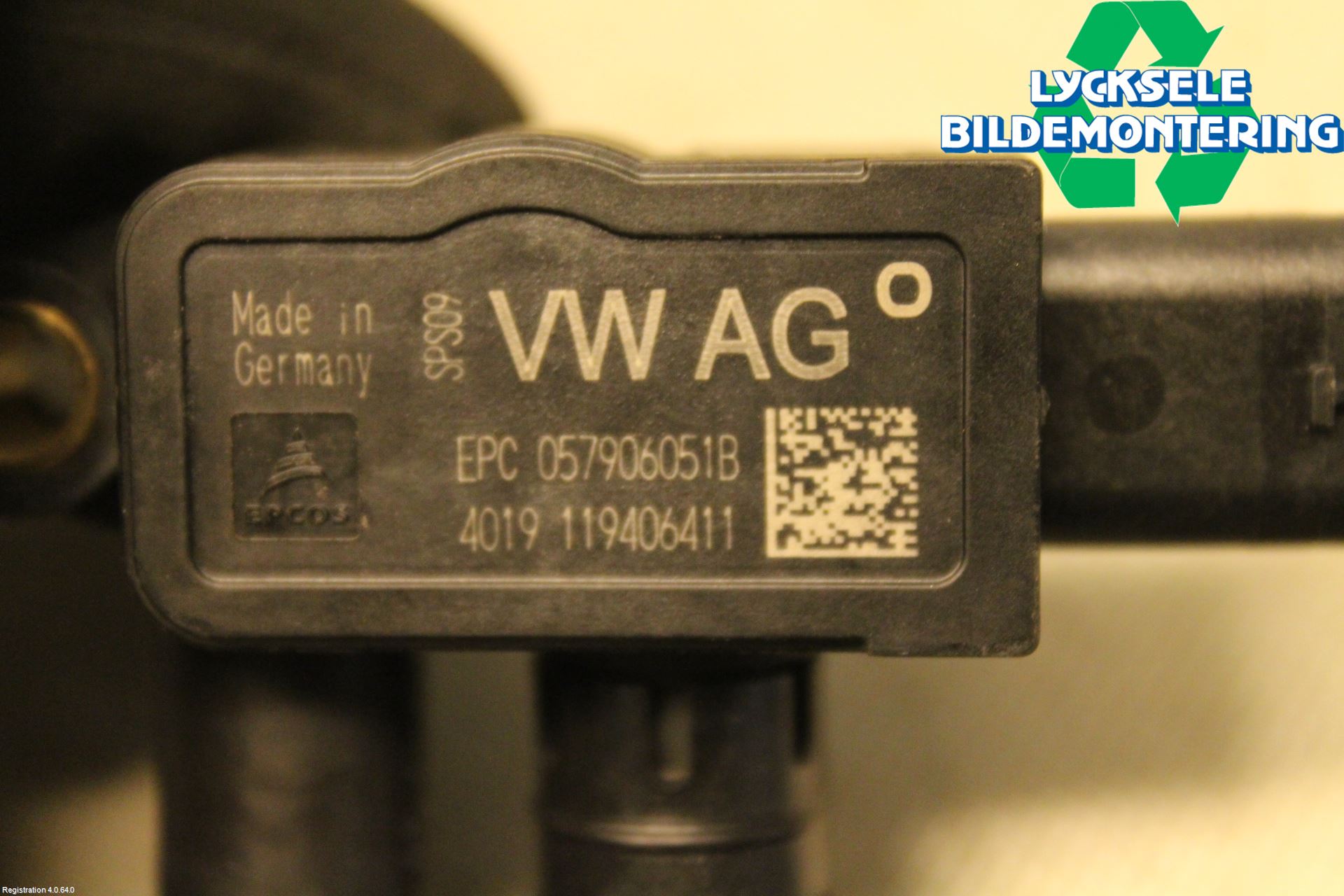 Volkswagen VW TIGUAN 16-24 Givare Temp-Tryck Avgas