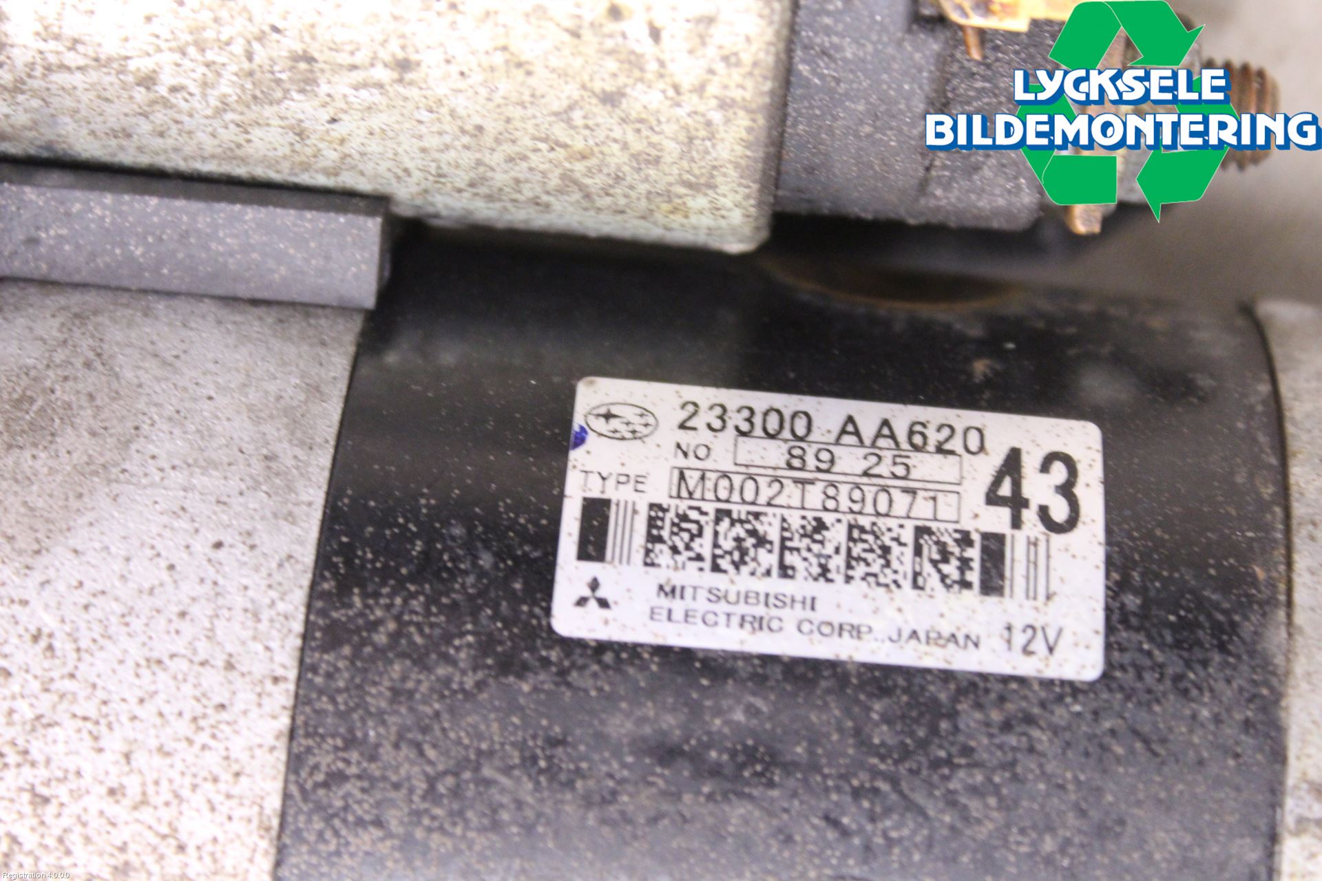 Subaru FORESTER SH  08-13 Startmotor Diesel