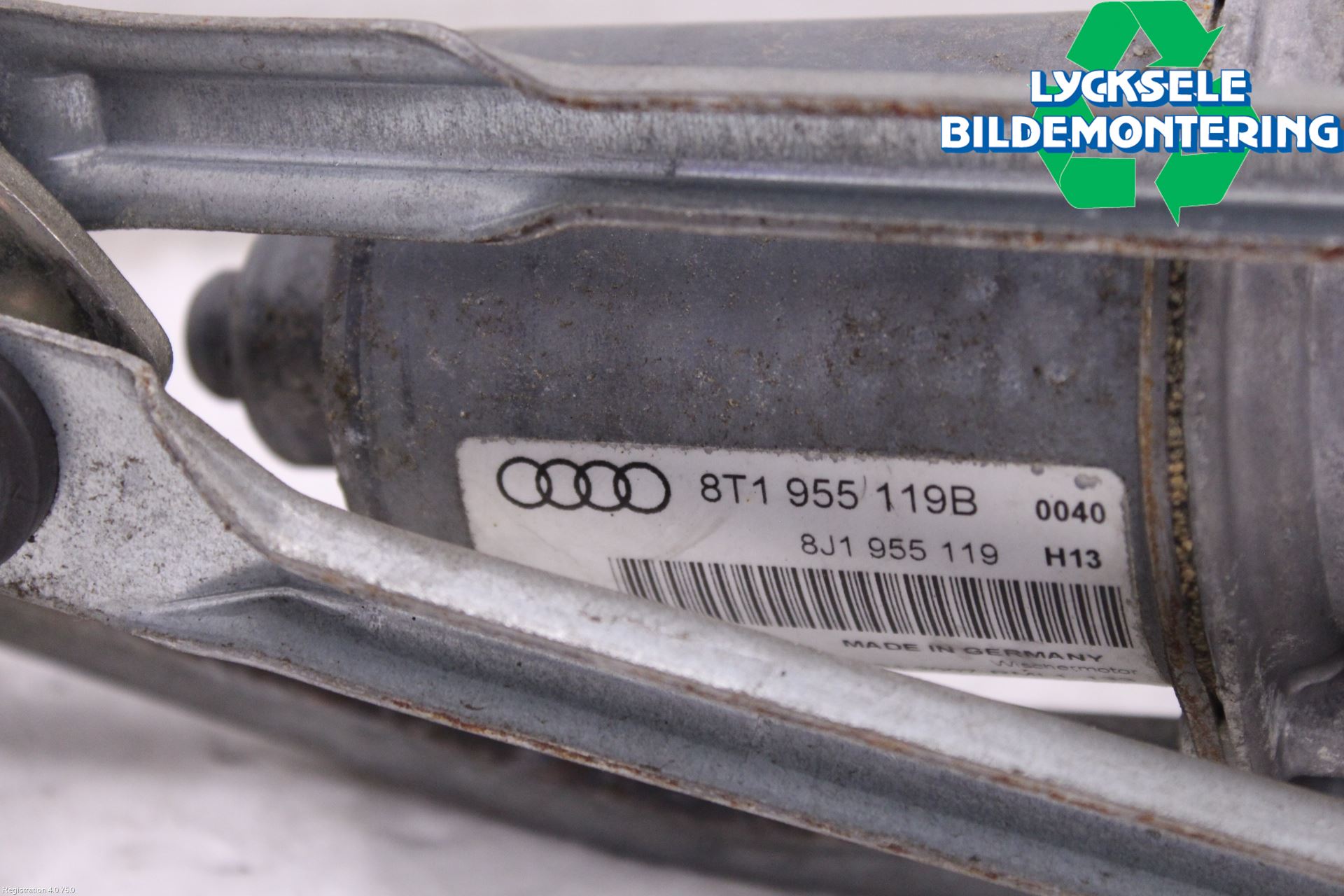 Audi A5 07-16 Torkarmekanism Vindruta