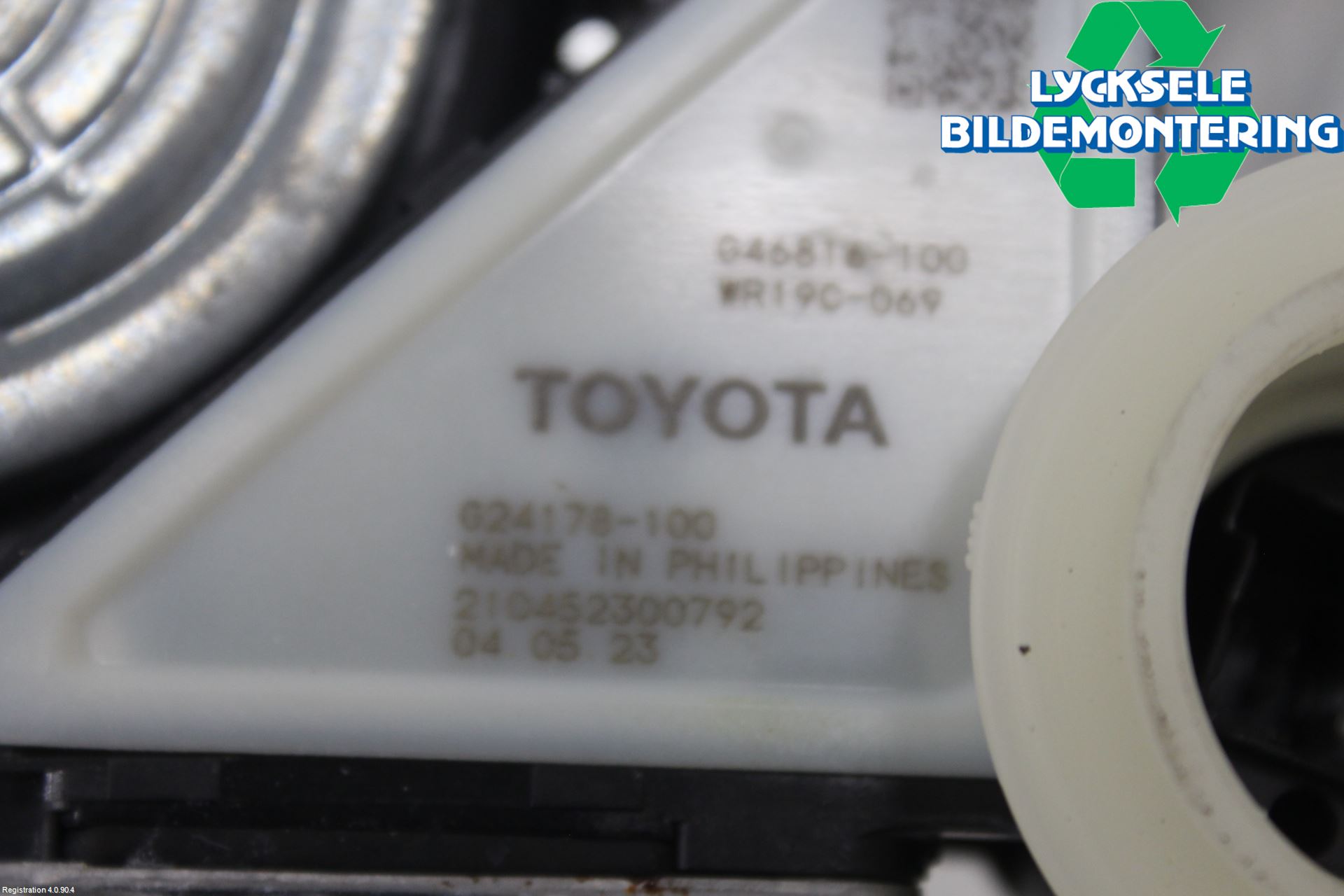 Toyota COROLLA 19- Fönsterhiss El Kompl