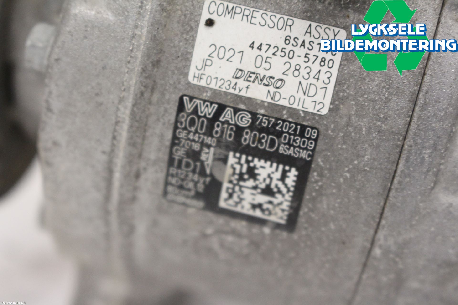 Volkswagen VW GOLF / E-GOLF VIII 20- Ac Kompressor