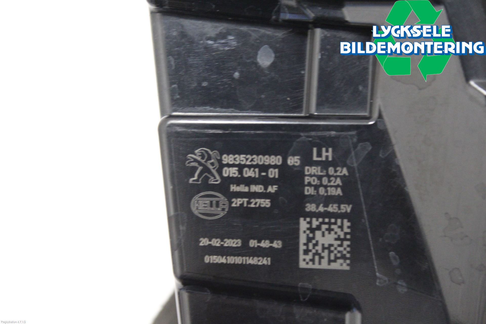 Peugeot 308/E-308 21- Positionsljus Fram Vä