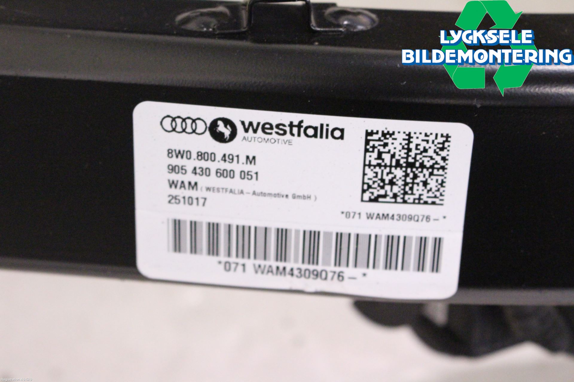 Audi A4/S4 B9 16-19 Dragkrok