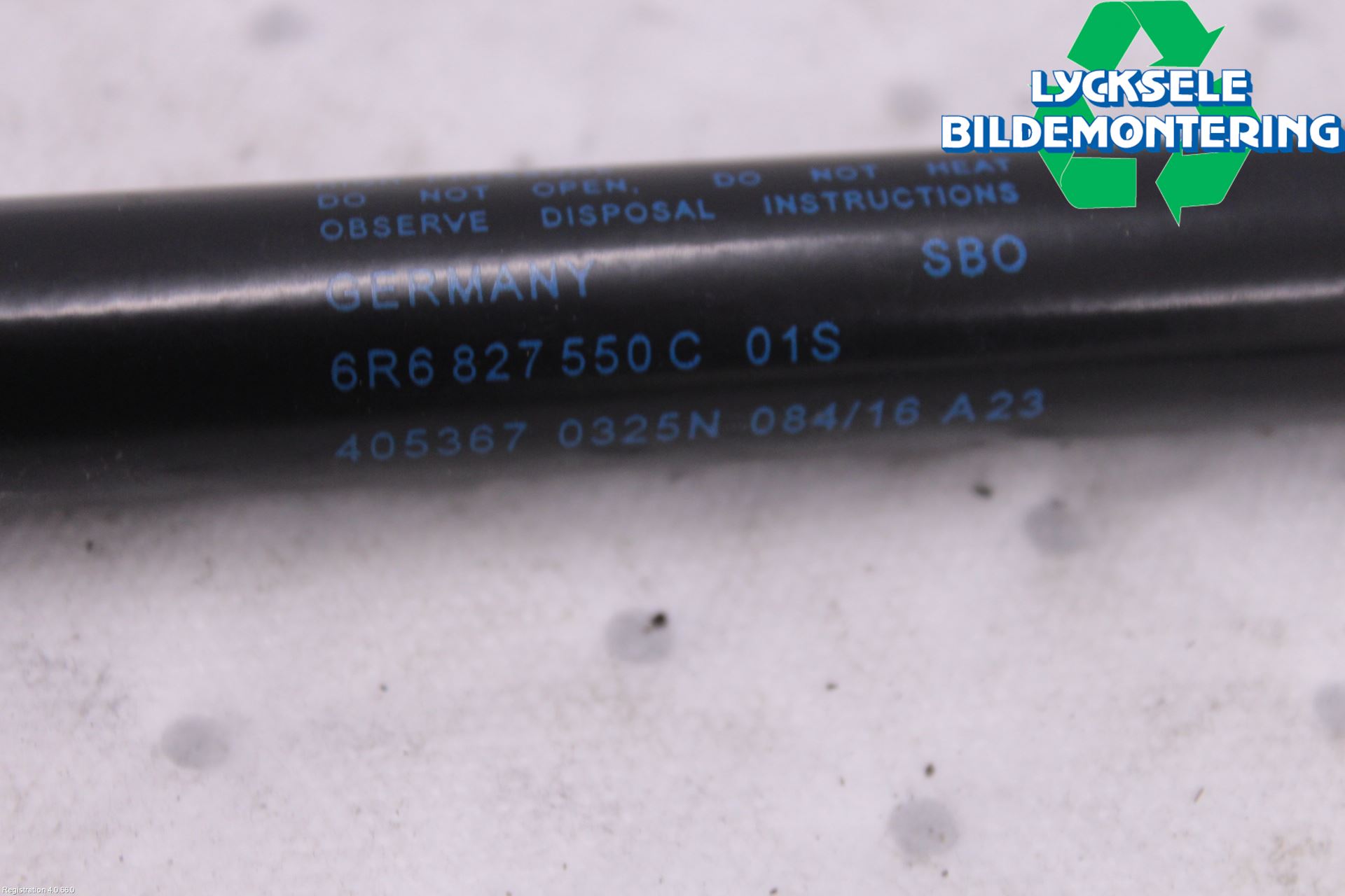 Volkswagen VW POLO 10-17 Gasfjäder Baklucka