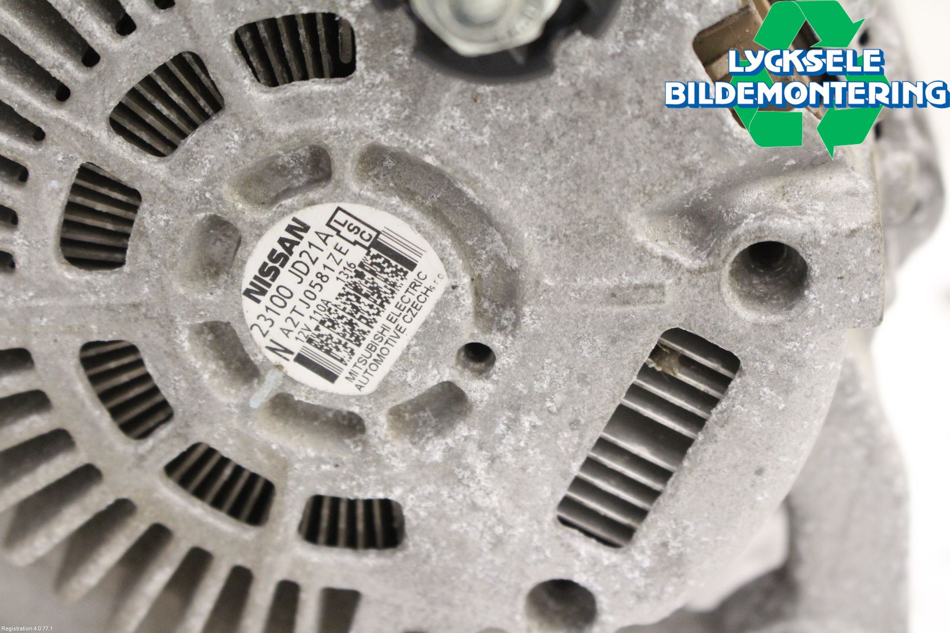 Nissan QASHQAI 10-14 Generator