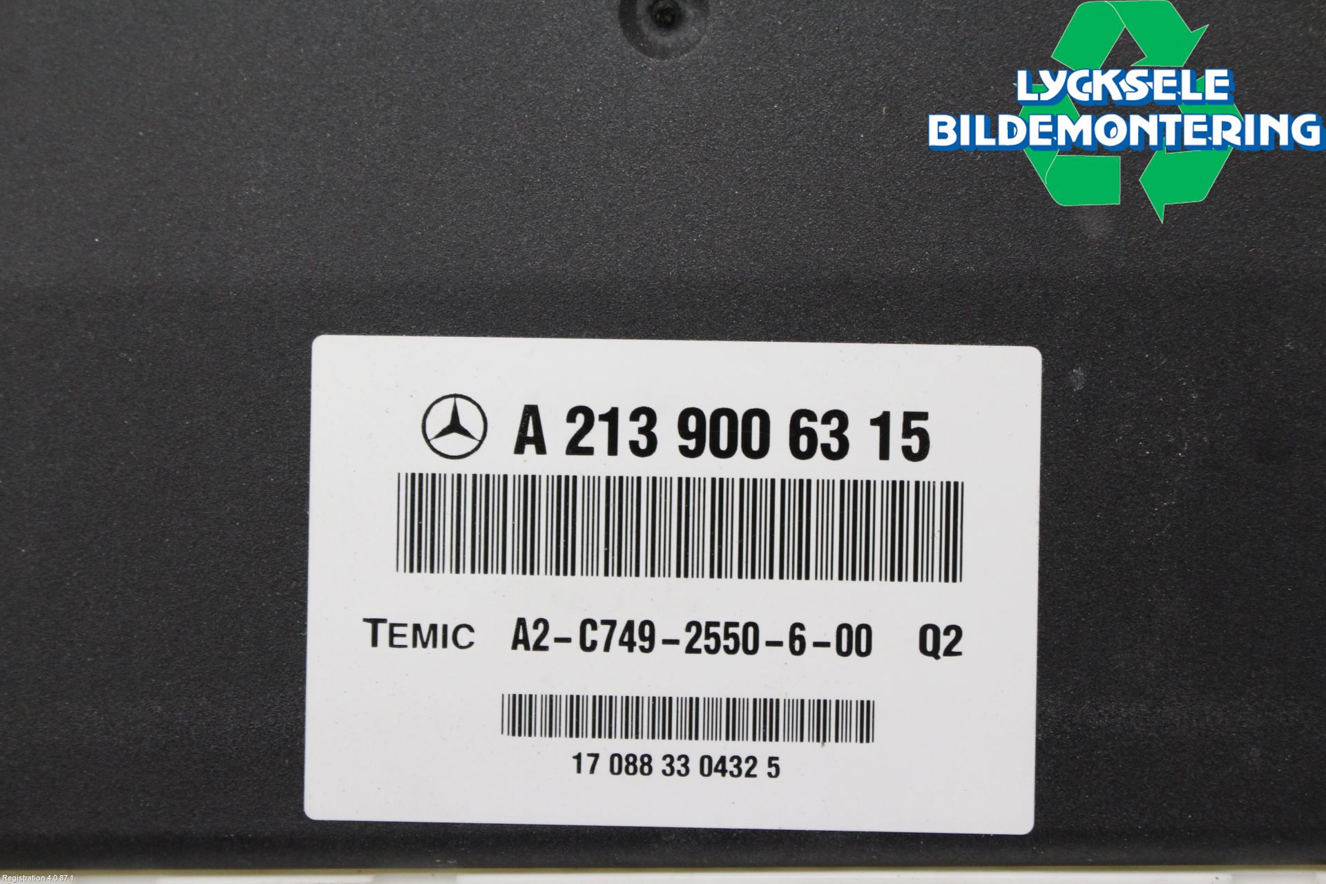 Mercedes-Benz MB E-KLASS (W213) 16-23 Styrenhet Övrigt