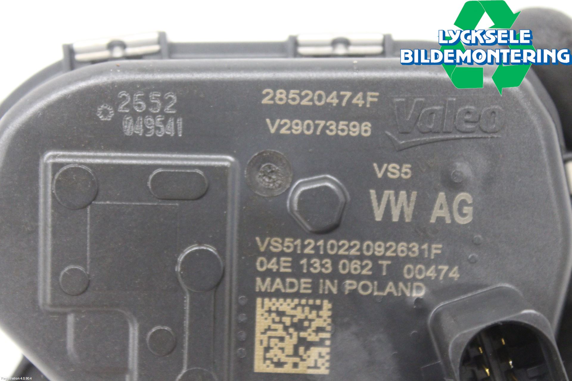 Volkswagen VW GOLF / E-GOLF VIII 20- Injspjällhus