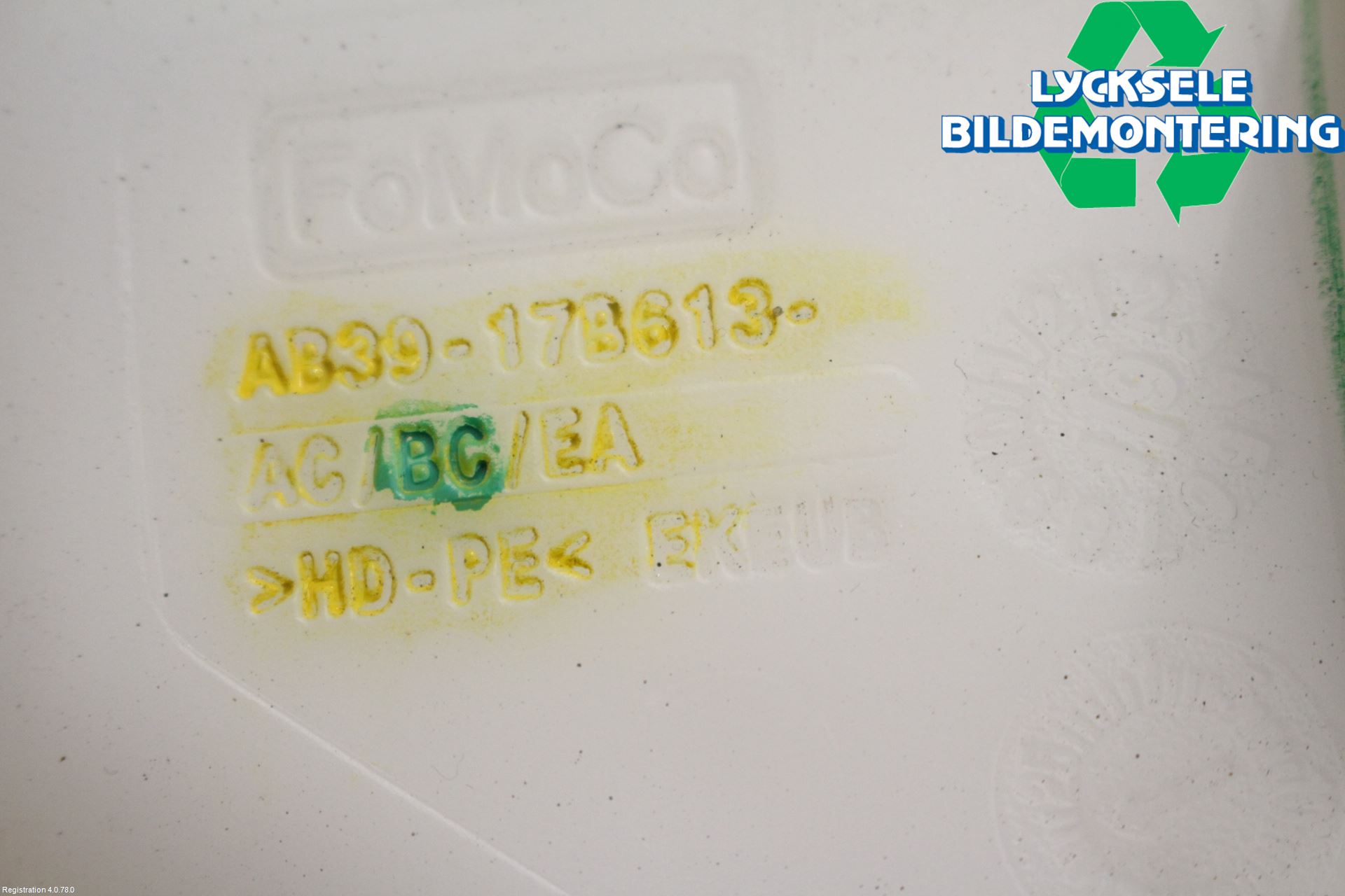 Ford RANGER EU 12-23 Spolartank Vindruta