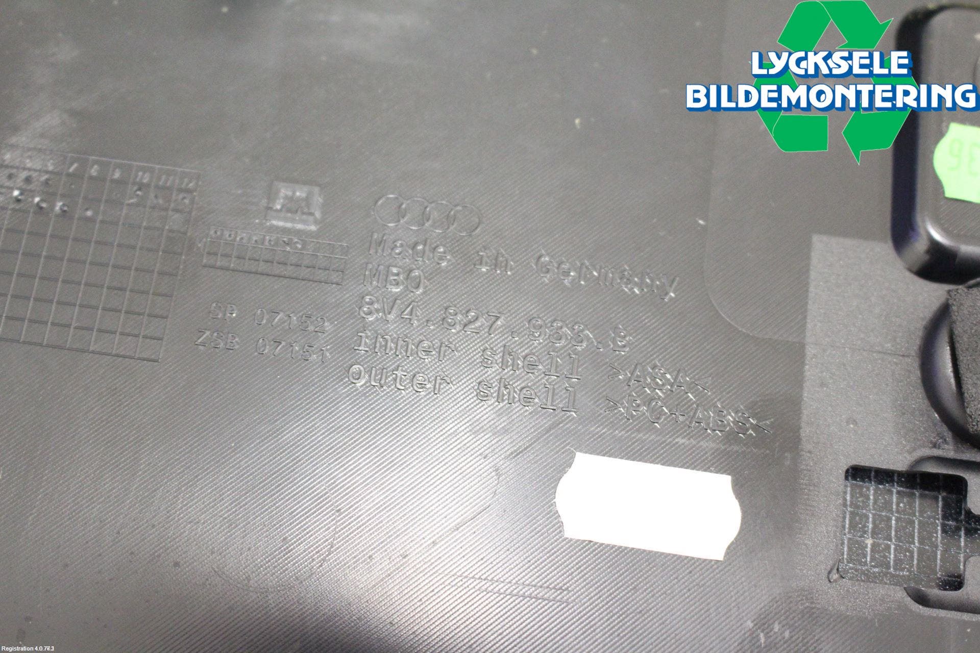 Audi A3/S3 05-13 Spoiler Baklucka