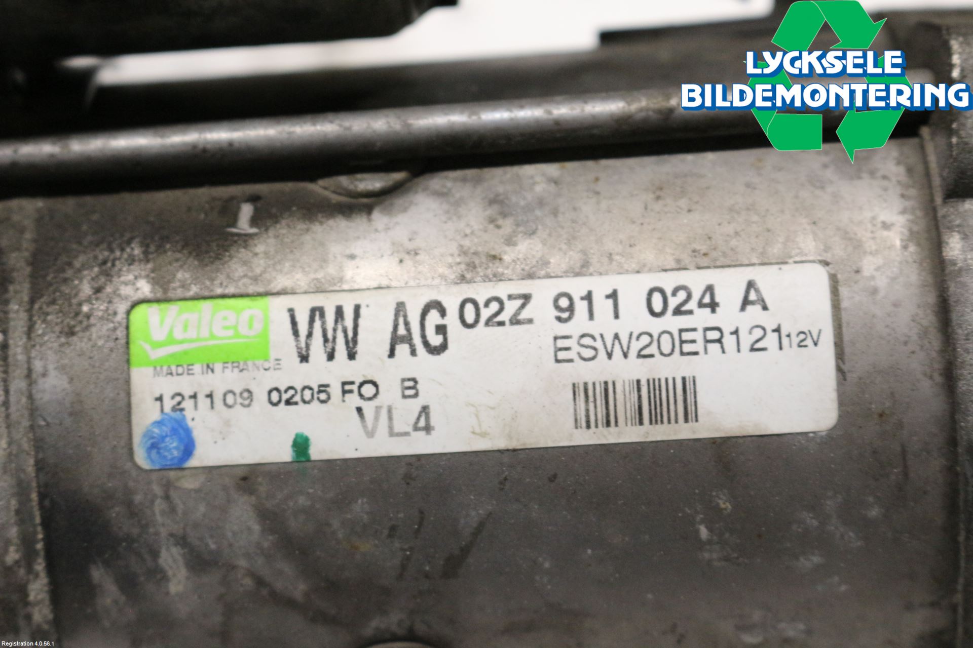 Audi A3/S3 05-13 Startmotor Diesel