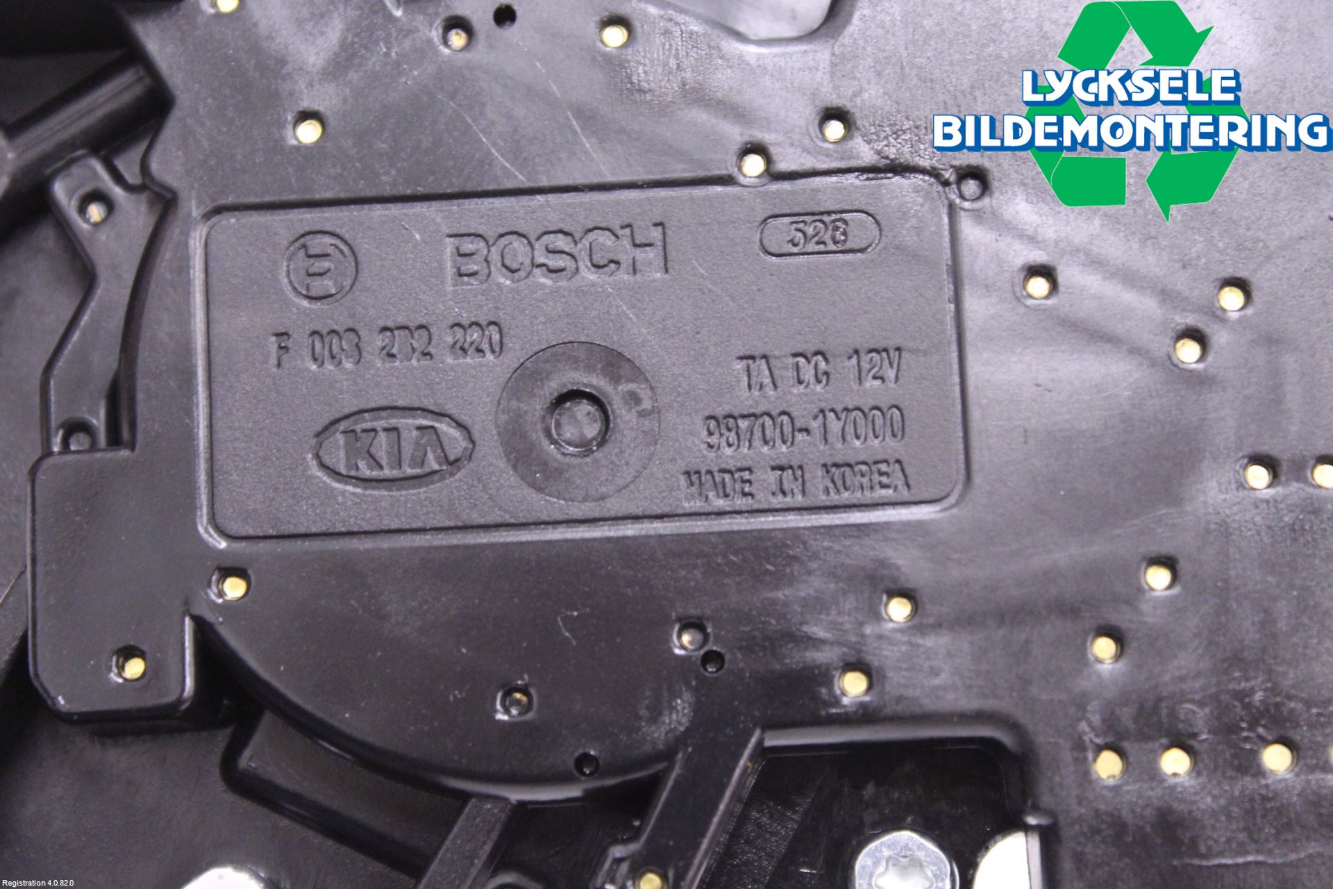 Kia PICANTO 12-17 Torkarmotor Baklucka