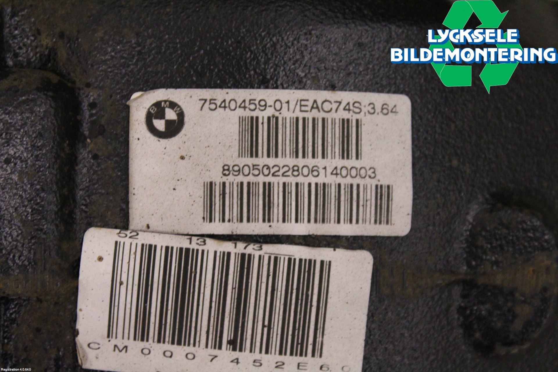 BMW 5 E60/61 Sed/Tou 02-10 Bakväxel-Diff