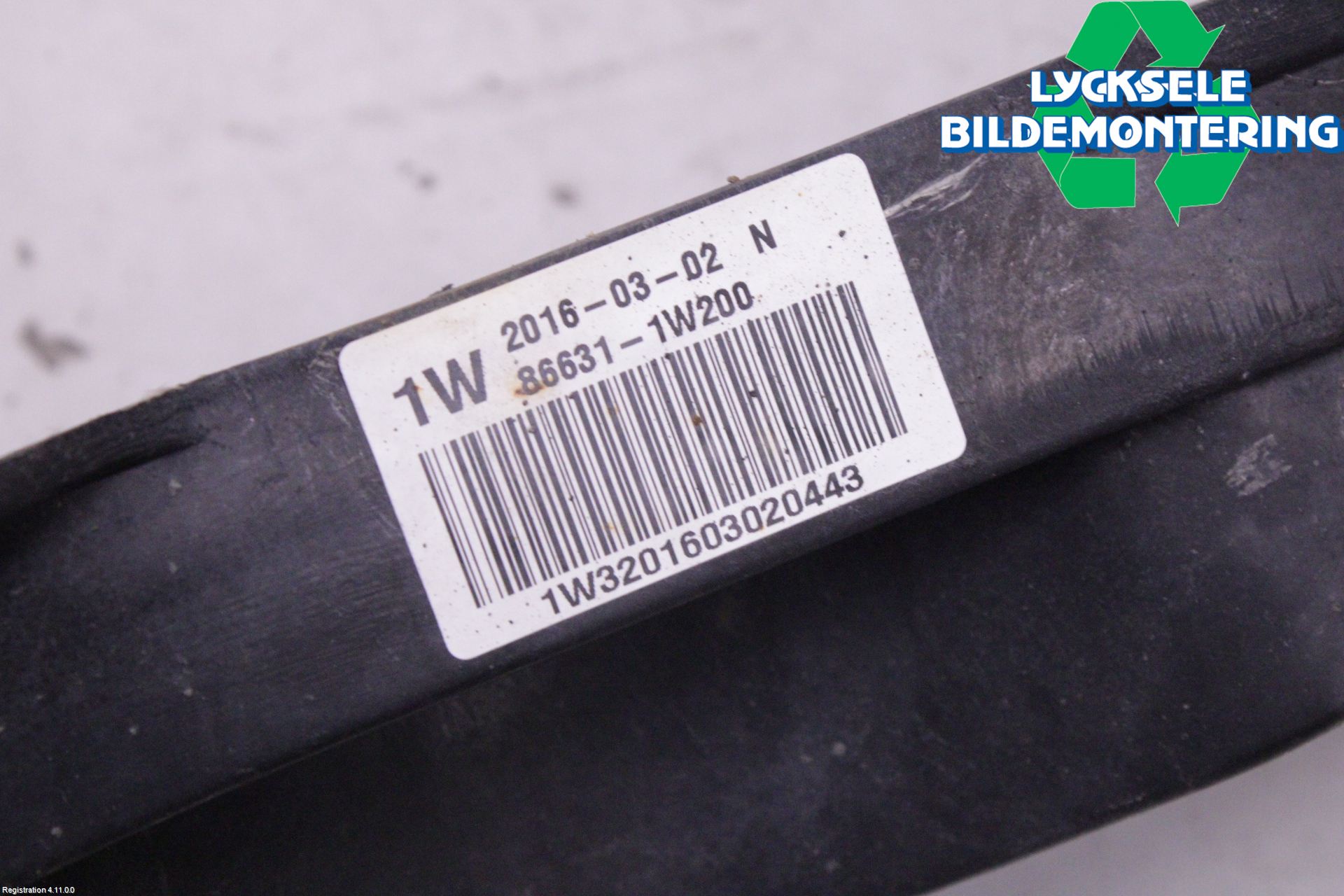 Kia RIO 12-16 Stötfångarbalk Bak