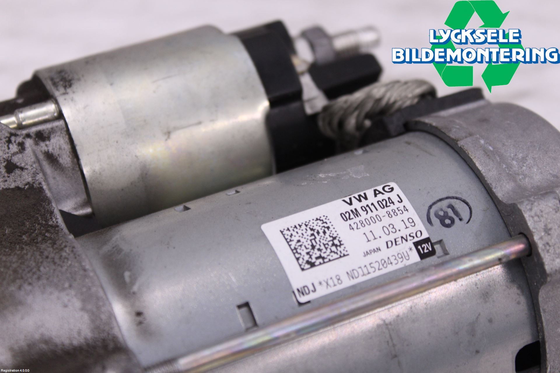 Audi A3/S3 8V 13-20 Startmotor