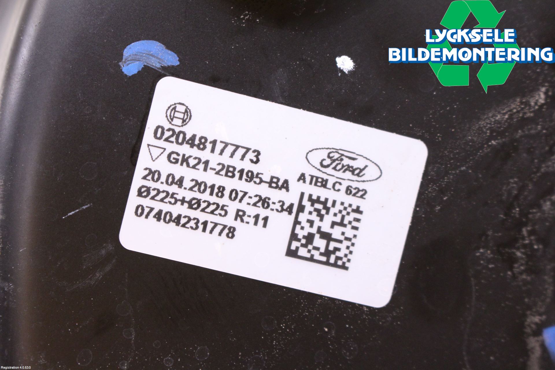 Ford TRANSIT/TOURNEO CUSTOM 13-24 Bromsservo