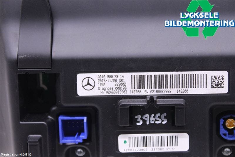 Mercedes-Benz MB CLA-KLASS (C117/X117) 13-19 Cd Radio - Multimediapanel