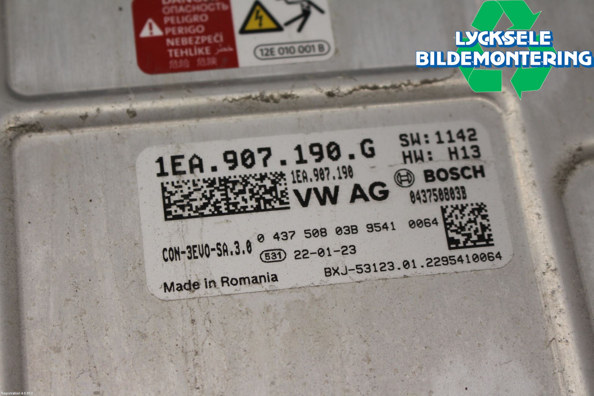 Volkswagen VW ID.4 21- Dc-Cd Omvandlare Hybrid