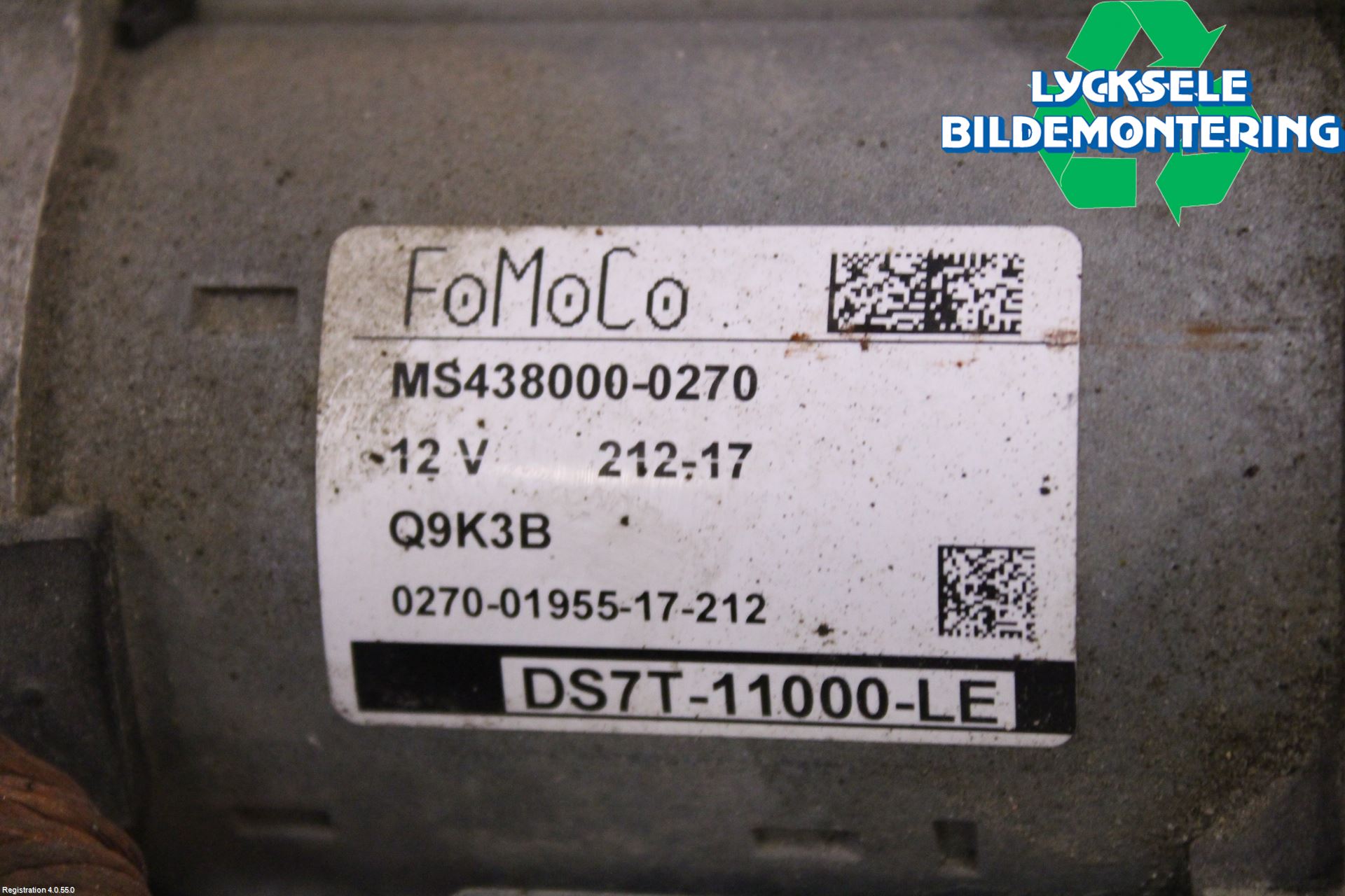 Ford MONDEO 15-22 Startmotor Diesel