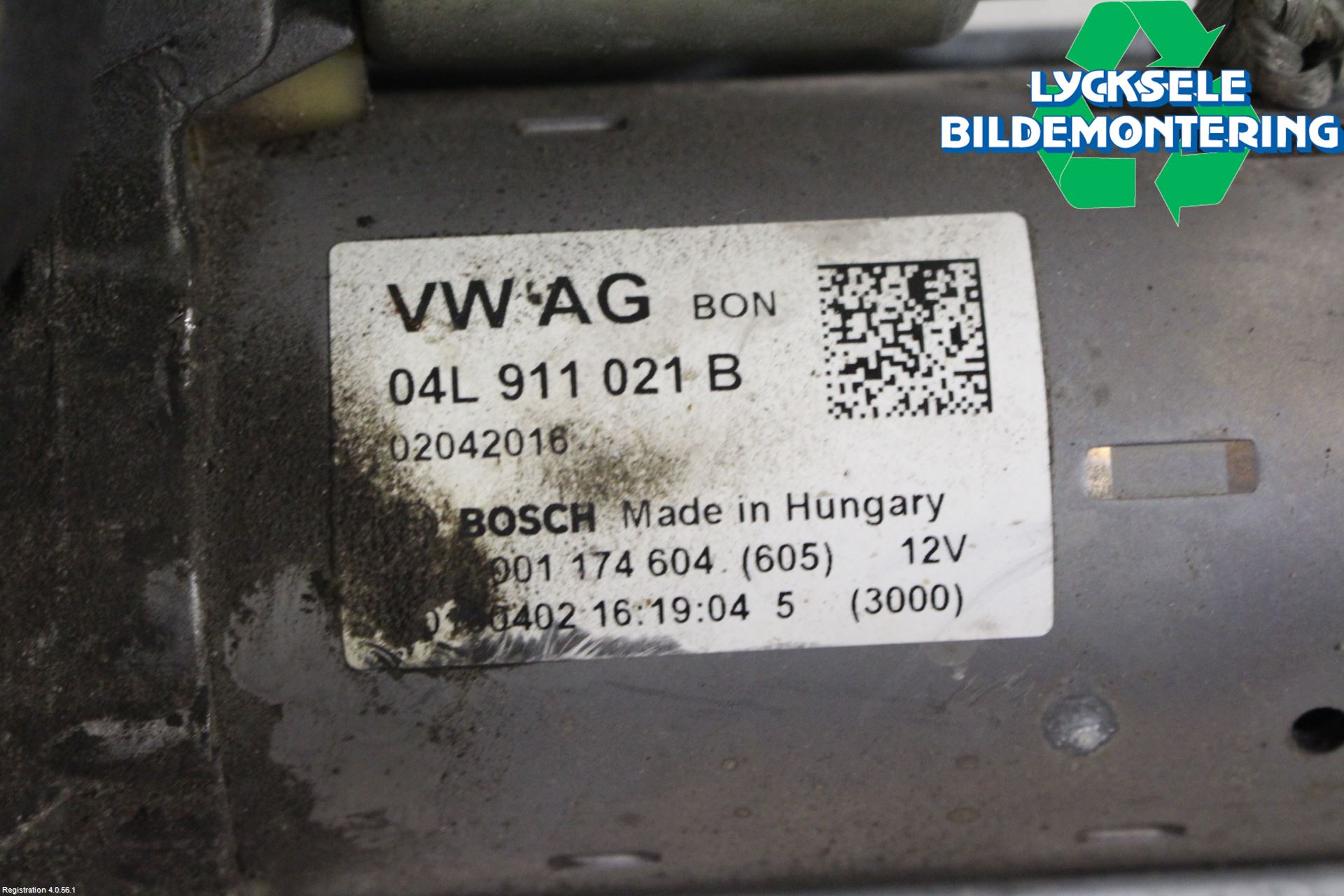 Audi A4/S4 B9 16-19 Startmotor Diesel