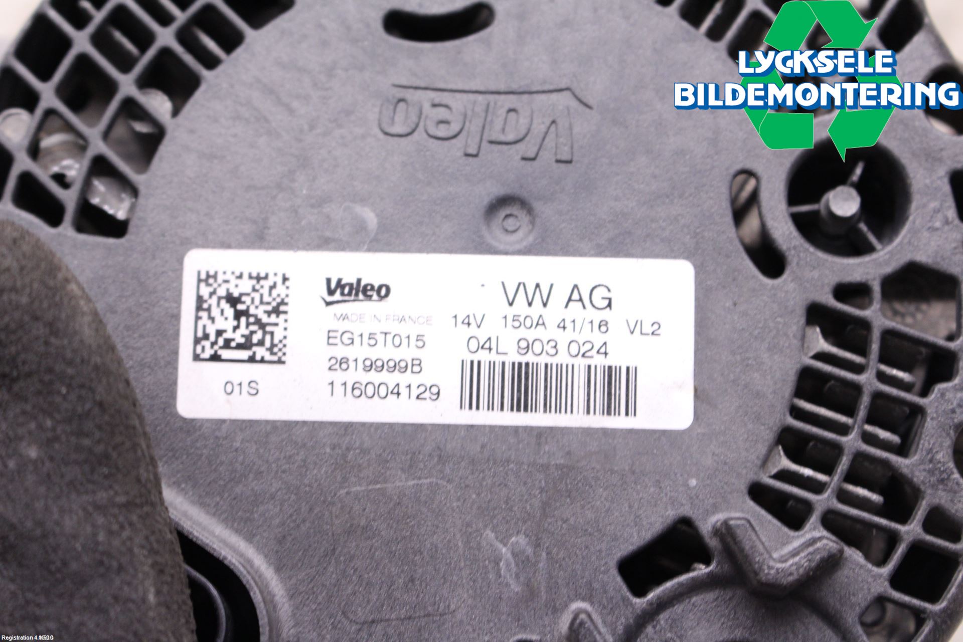 Audi A4/S4 B9 16-19 Generator