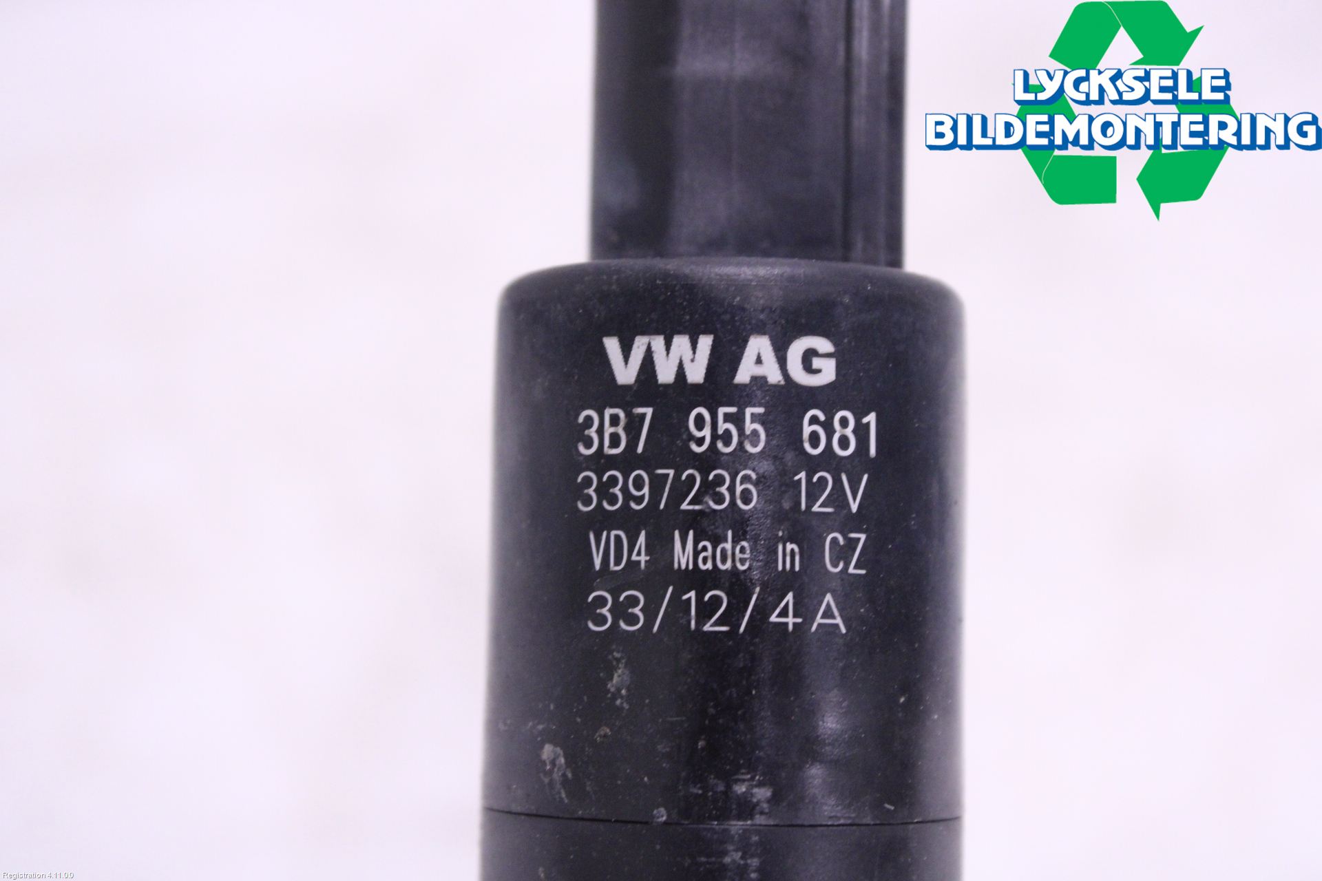 Volkswagen VW GOLF VI 09-13 Spolarpump Högtryck