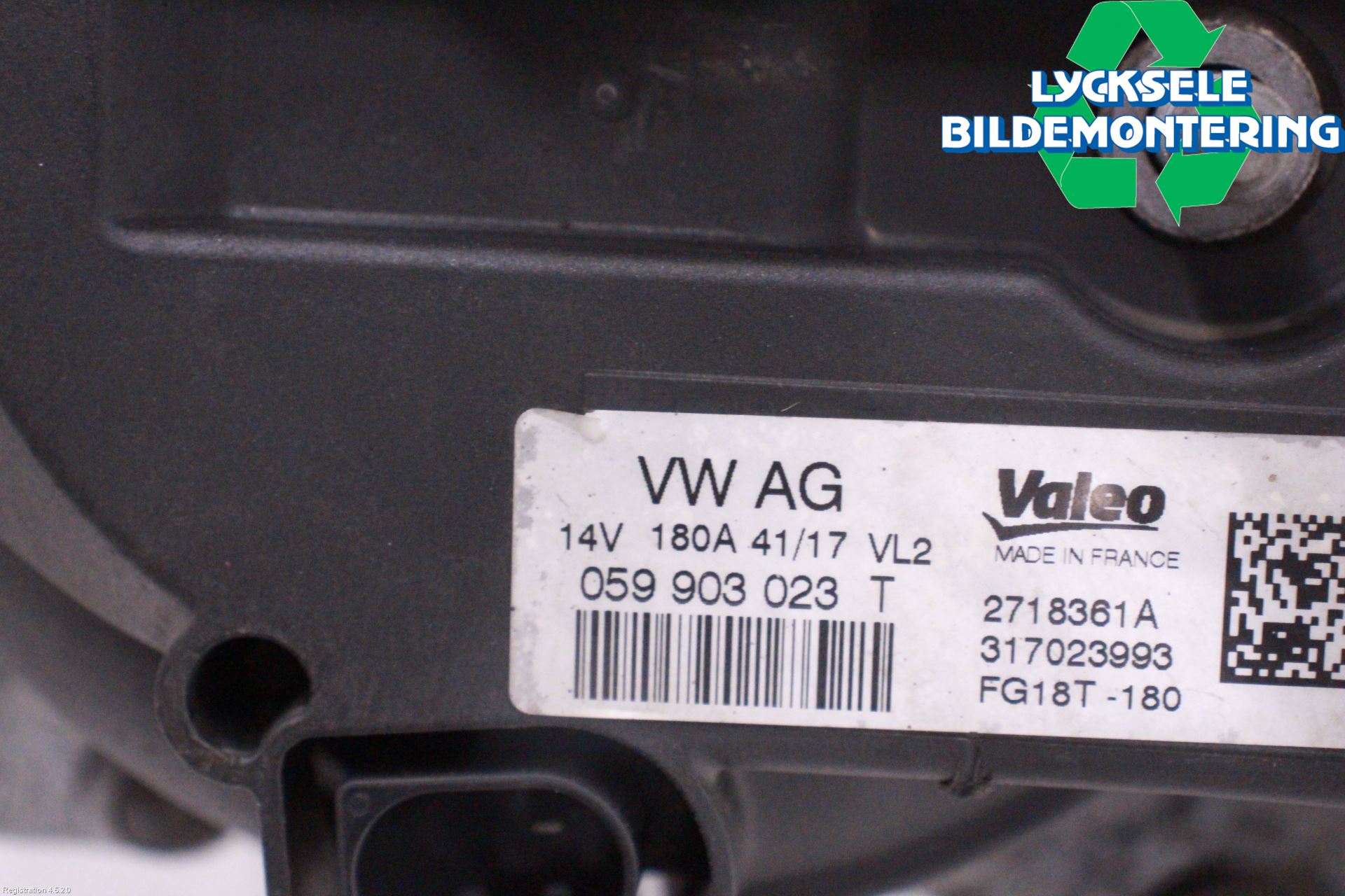 Volkswagen VW AMAROK 2H 10-22 Generator