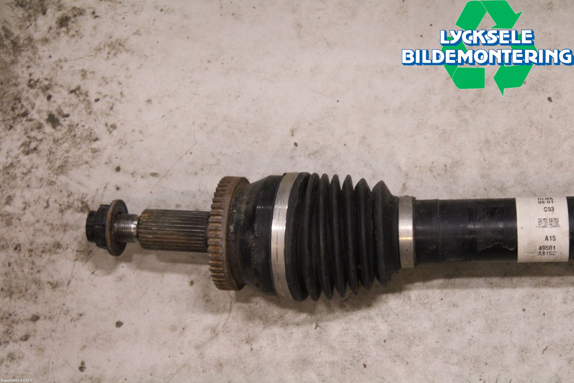 Kia OPTIMA 16-20 Drivaxel Fram Höger
