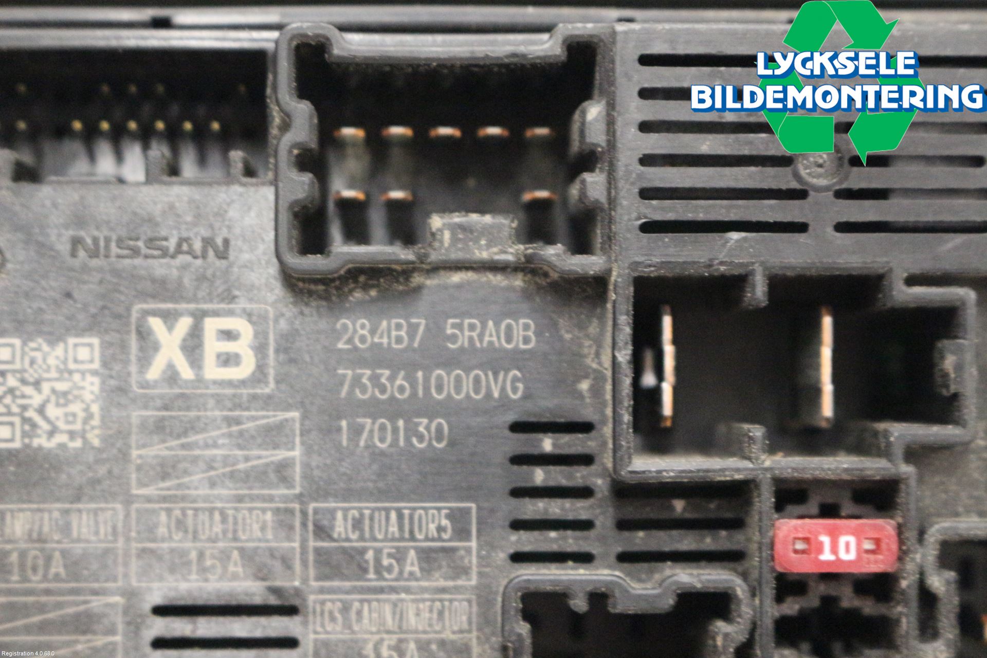 Nissan MICRA 17- Säkringsdosa-Elcentral