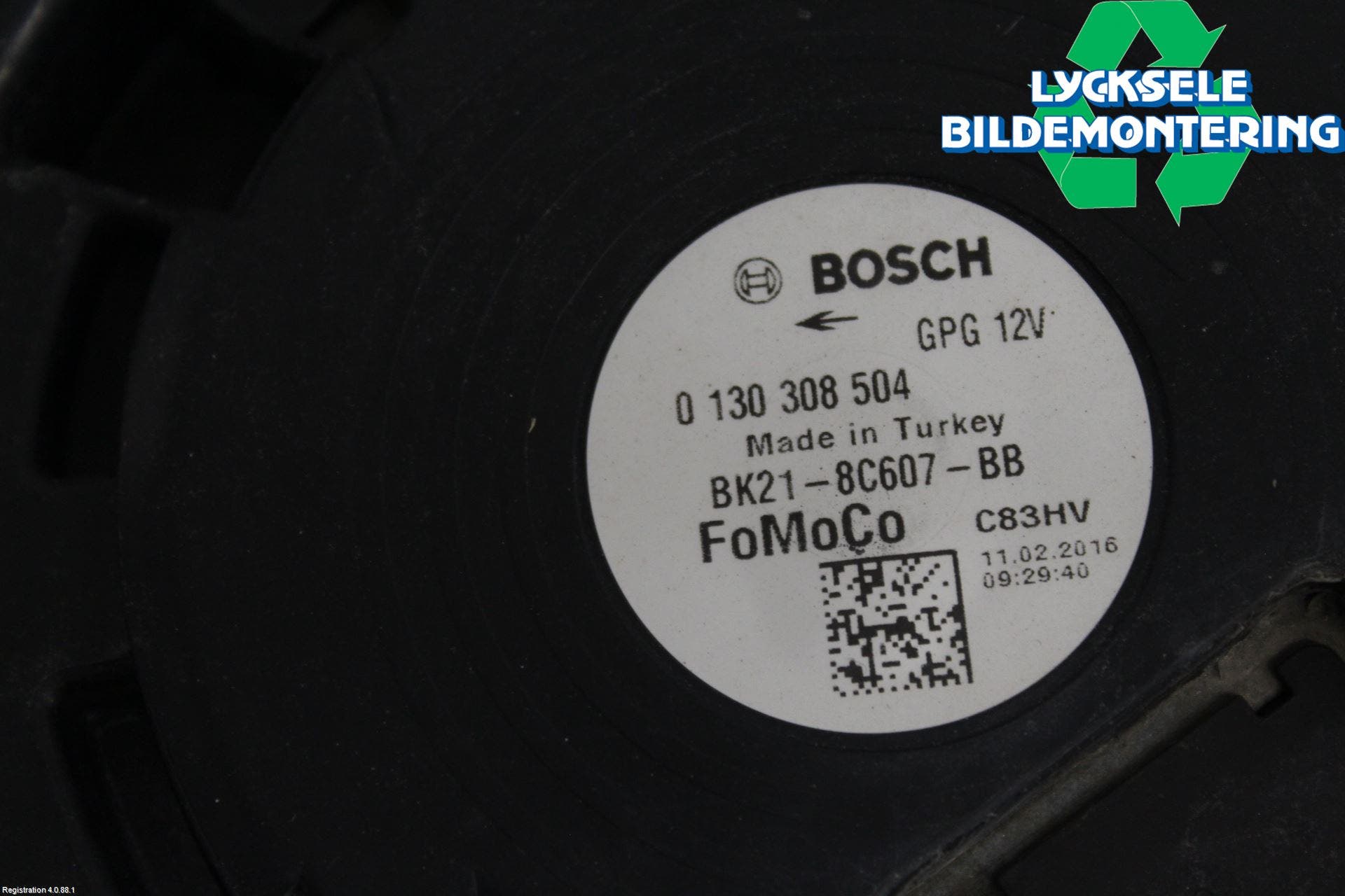 Ford TRANSIT SKÅP/BUSS 14-22 Kylfläkt El