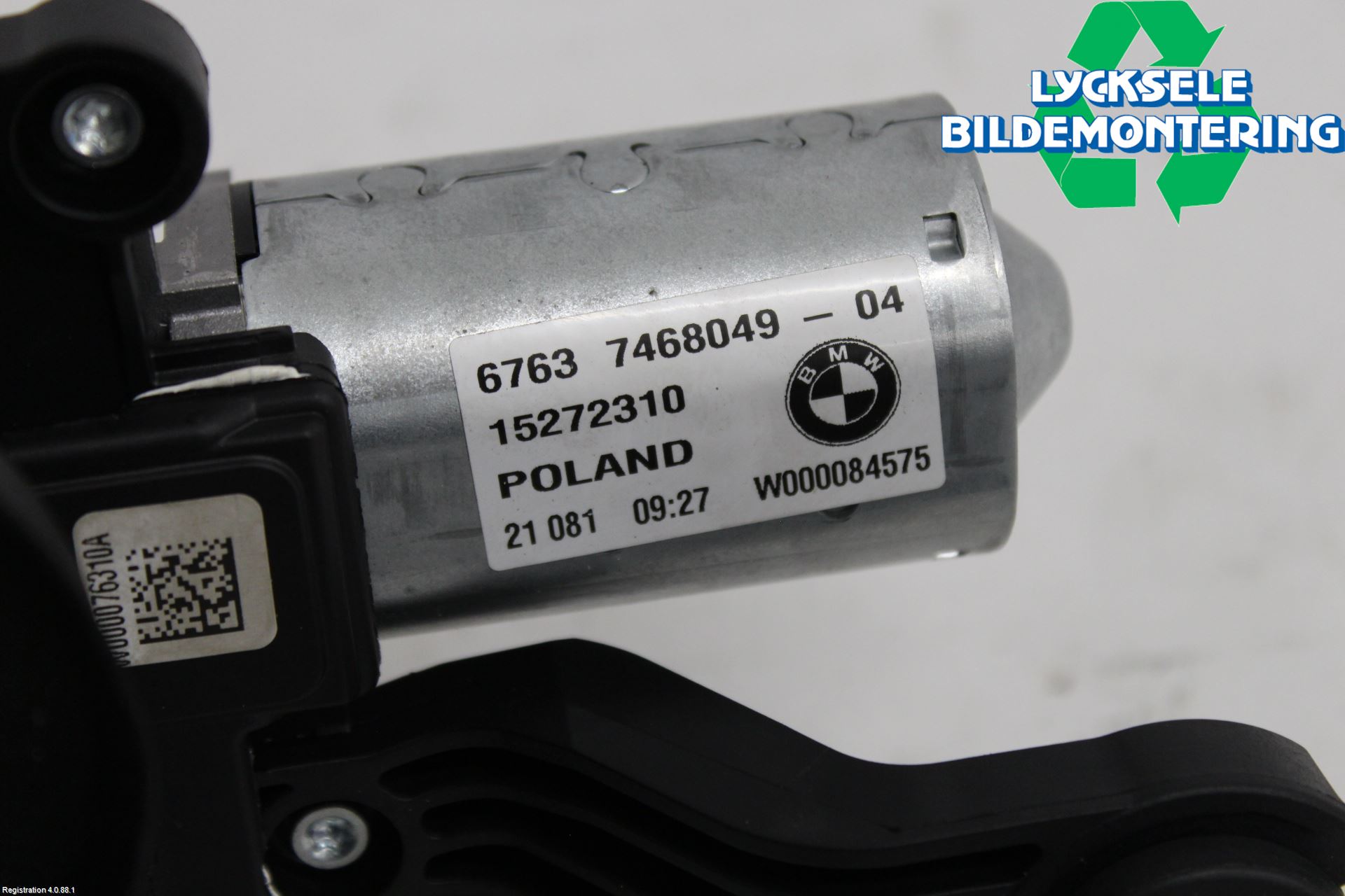 BMW 3 G20/G21/G80/G81 19- Torkarmotor Baklucka