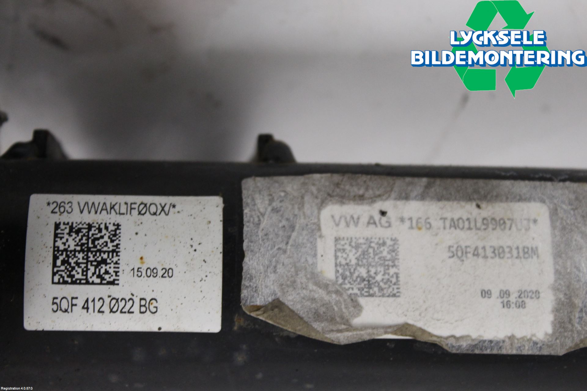 Volkswagen VW TIGUAN 16-24 Fjäderben Fram Höger