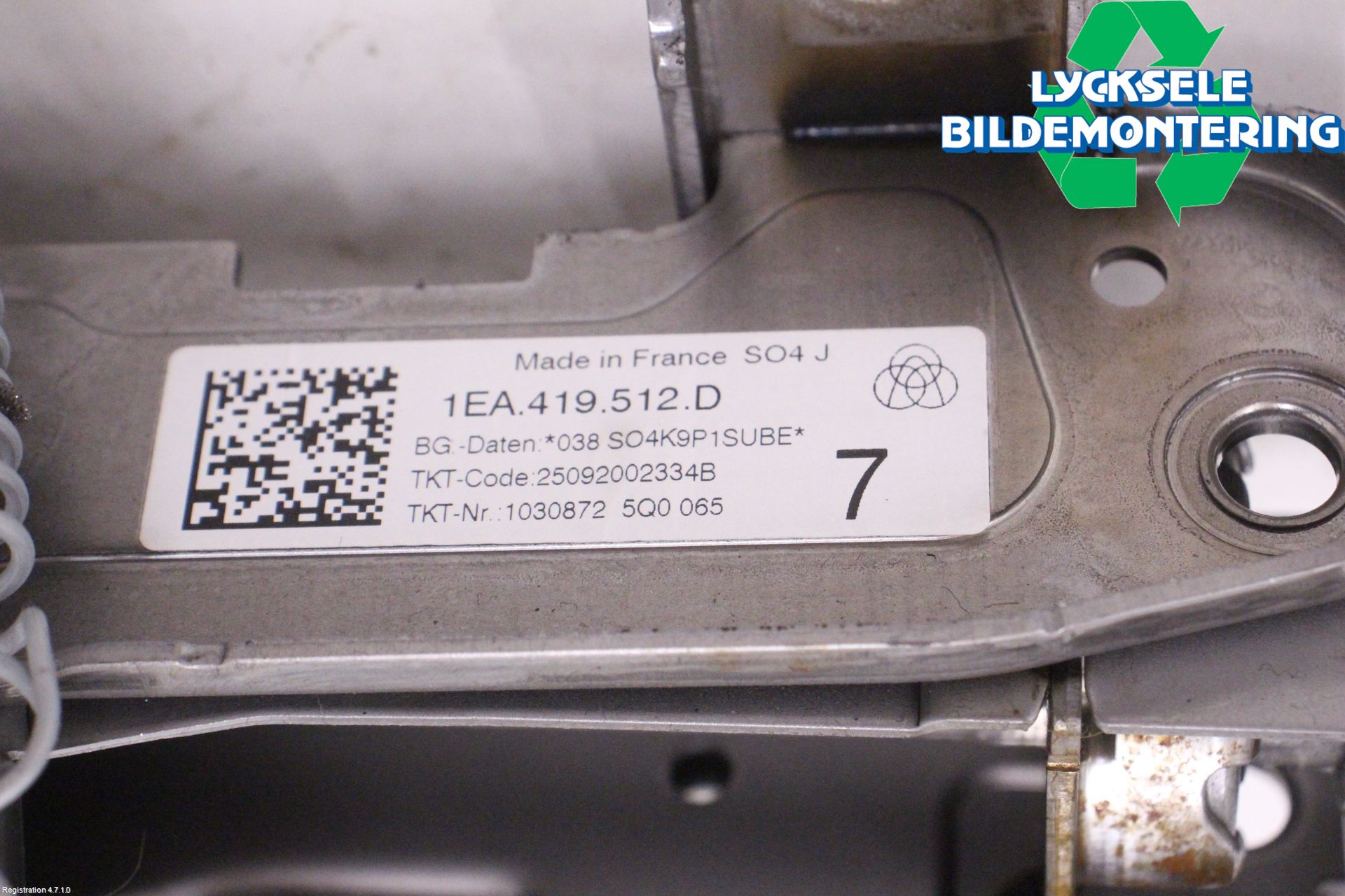 Volkswagen VW ID.3 21- Rattaxelagg Justerbart