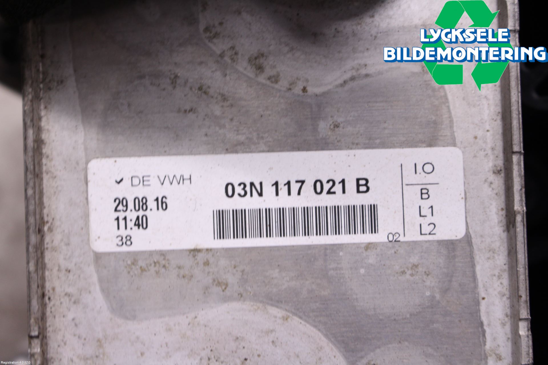 Audi A4/S4 B9 16-19 Oljefilterhållare