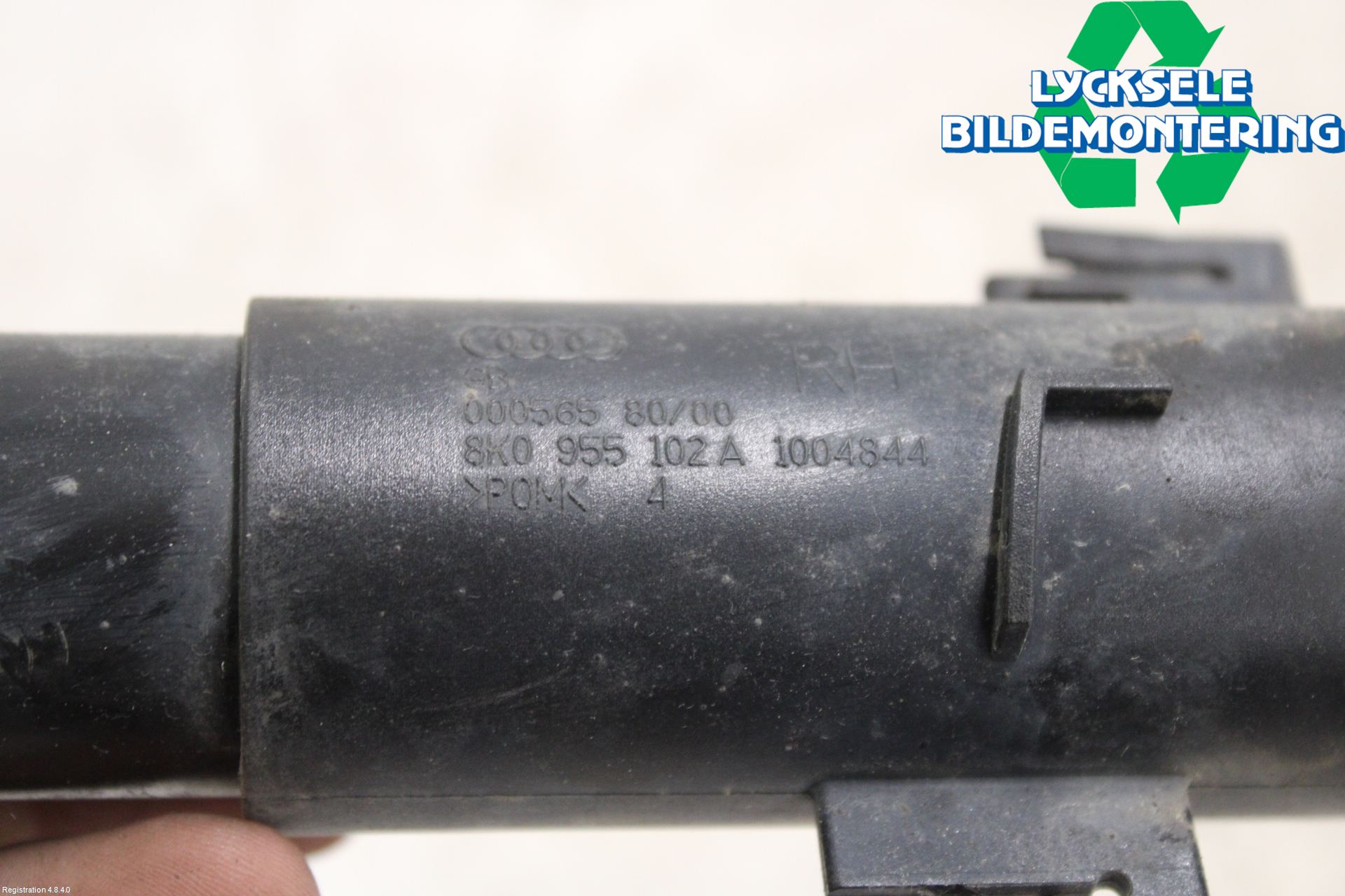 Audi A4/S4 08-11 Spolarmunstycke Strålkastare