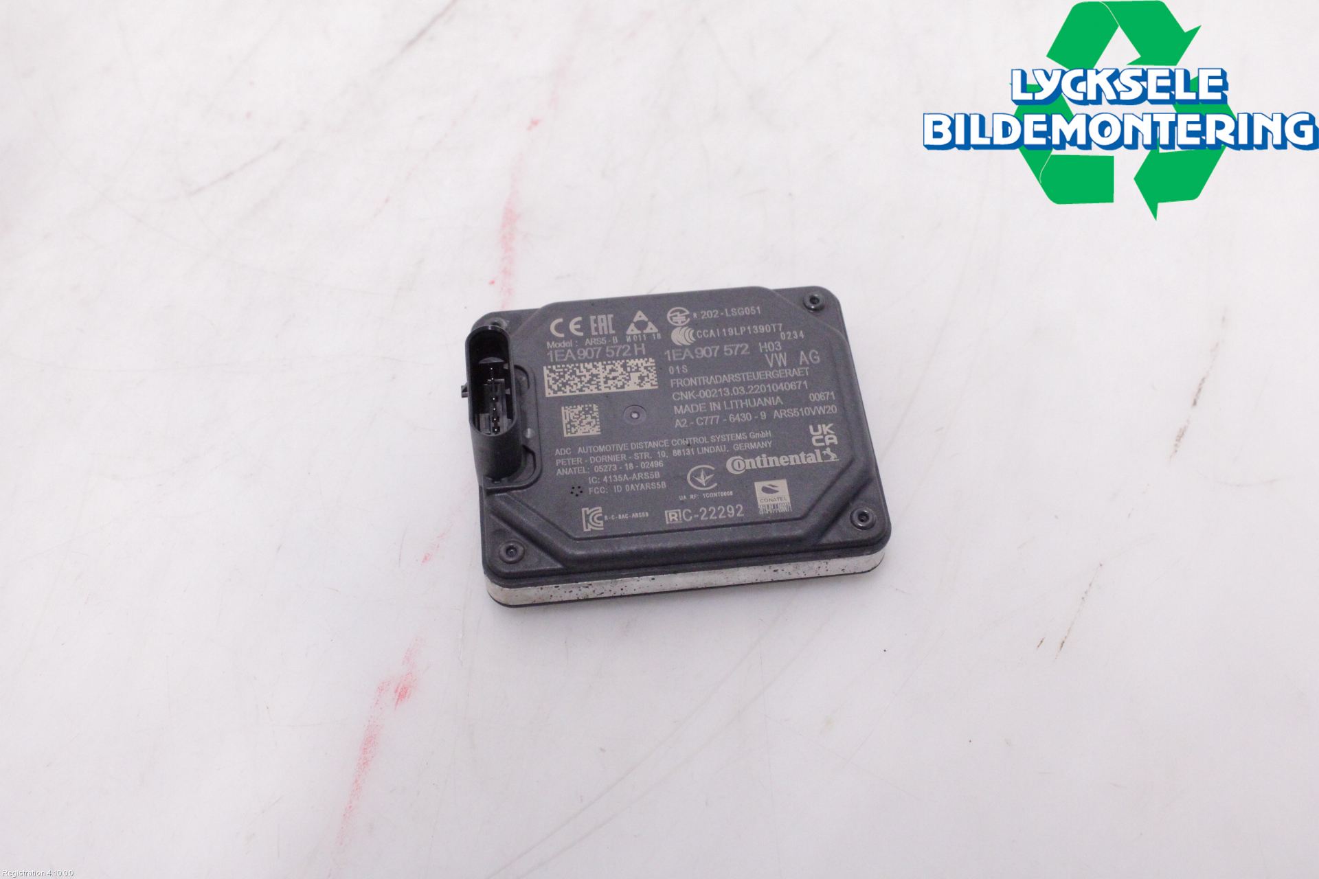 Volkswagen VW ID.4 21- Sensor Adaptiv Farthållare