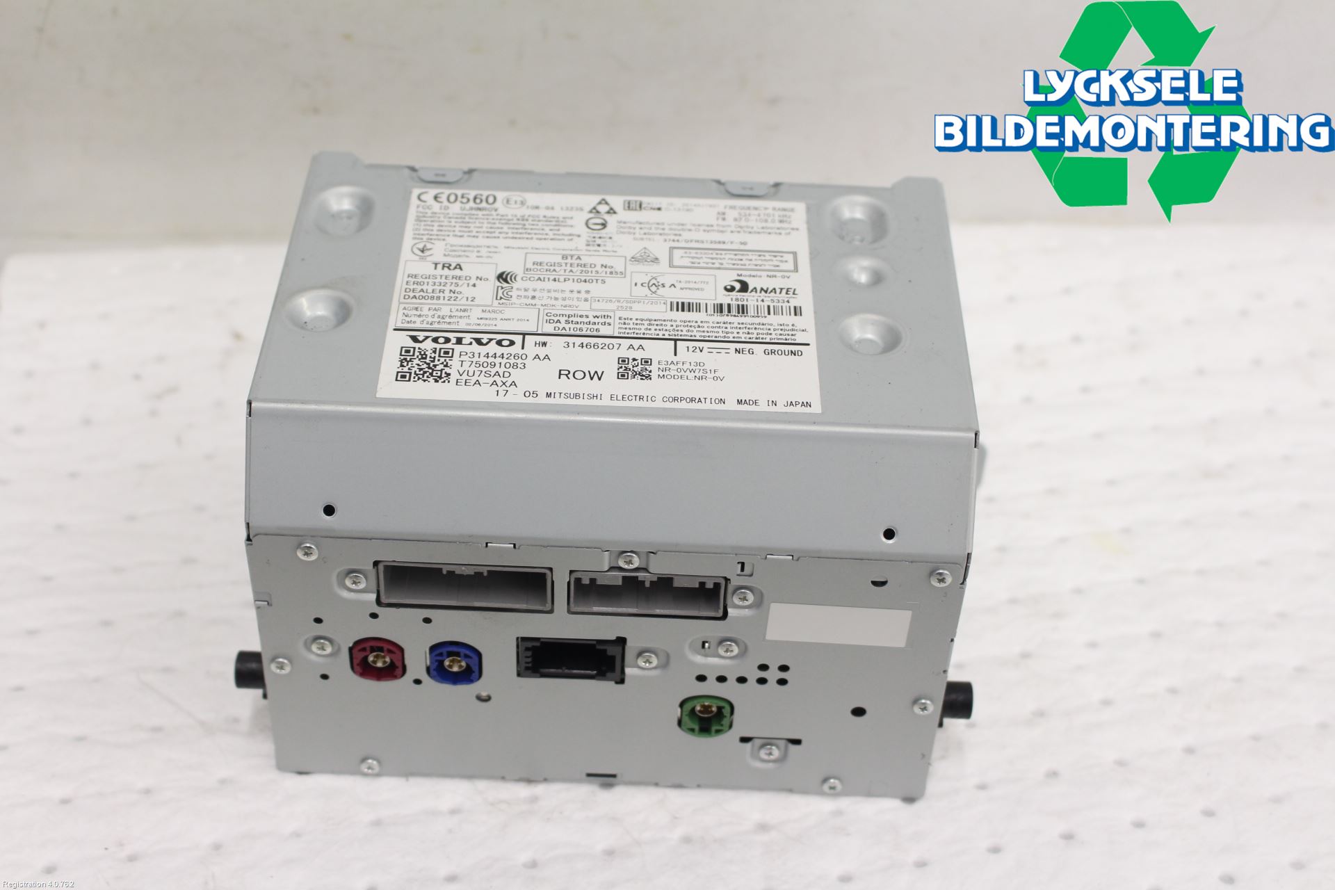 Volvo V90 17->> Cd Radio - Multimediapanel