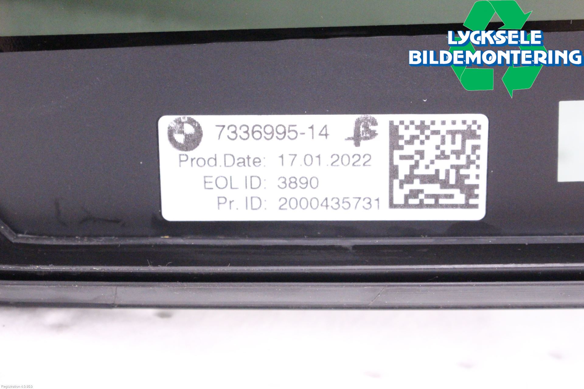 BMW 5 G30/G31/F90 17-23 Dörruta Bak Lilla Vä