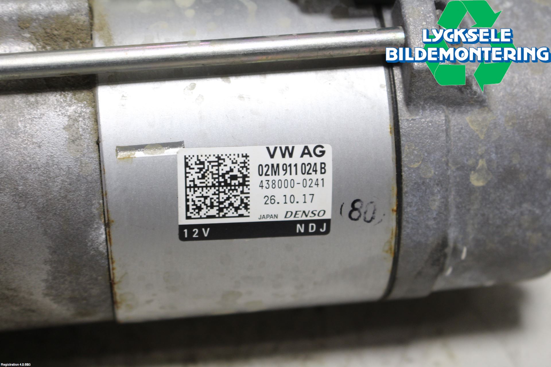 Volkswagen VW GOLF / E-GOLF VII 13-20 Startmotor Diesel