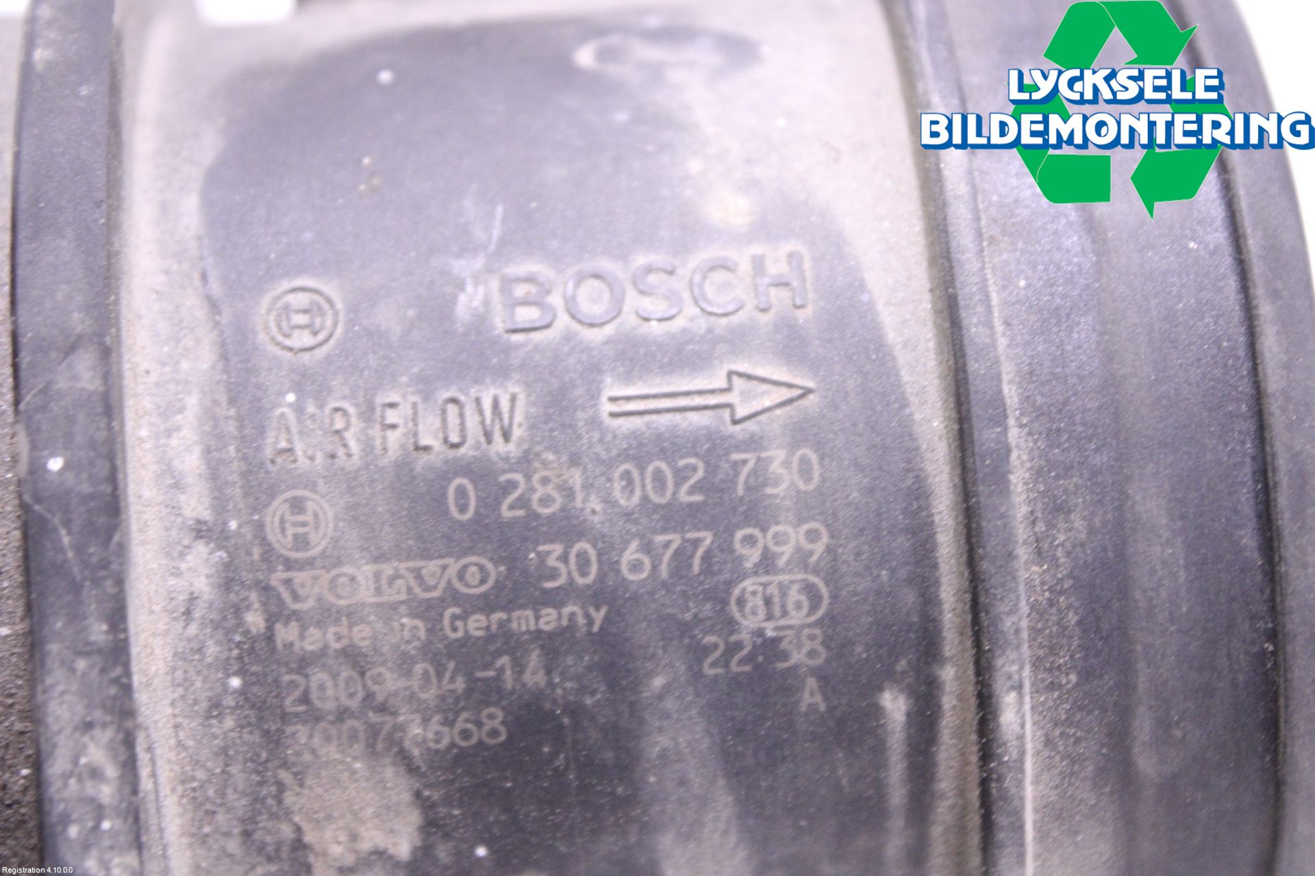 Volvo V70 08-13 Injluftmassamätare