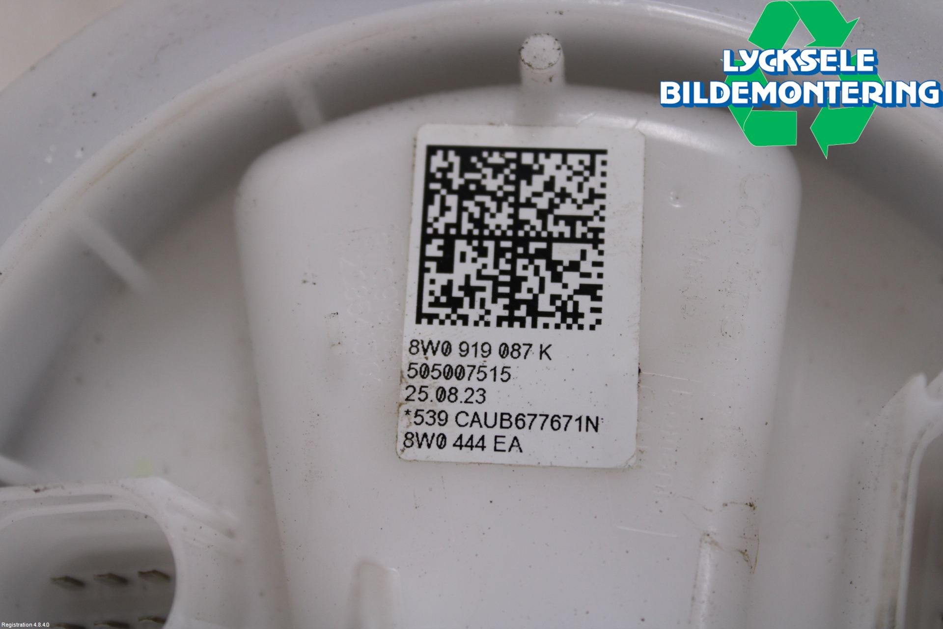 Audi A4/S4 B9 20- Bränslepump El