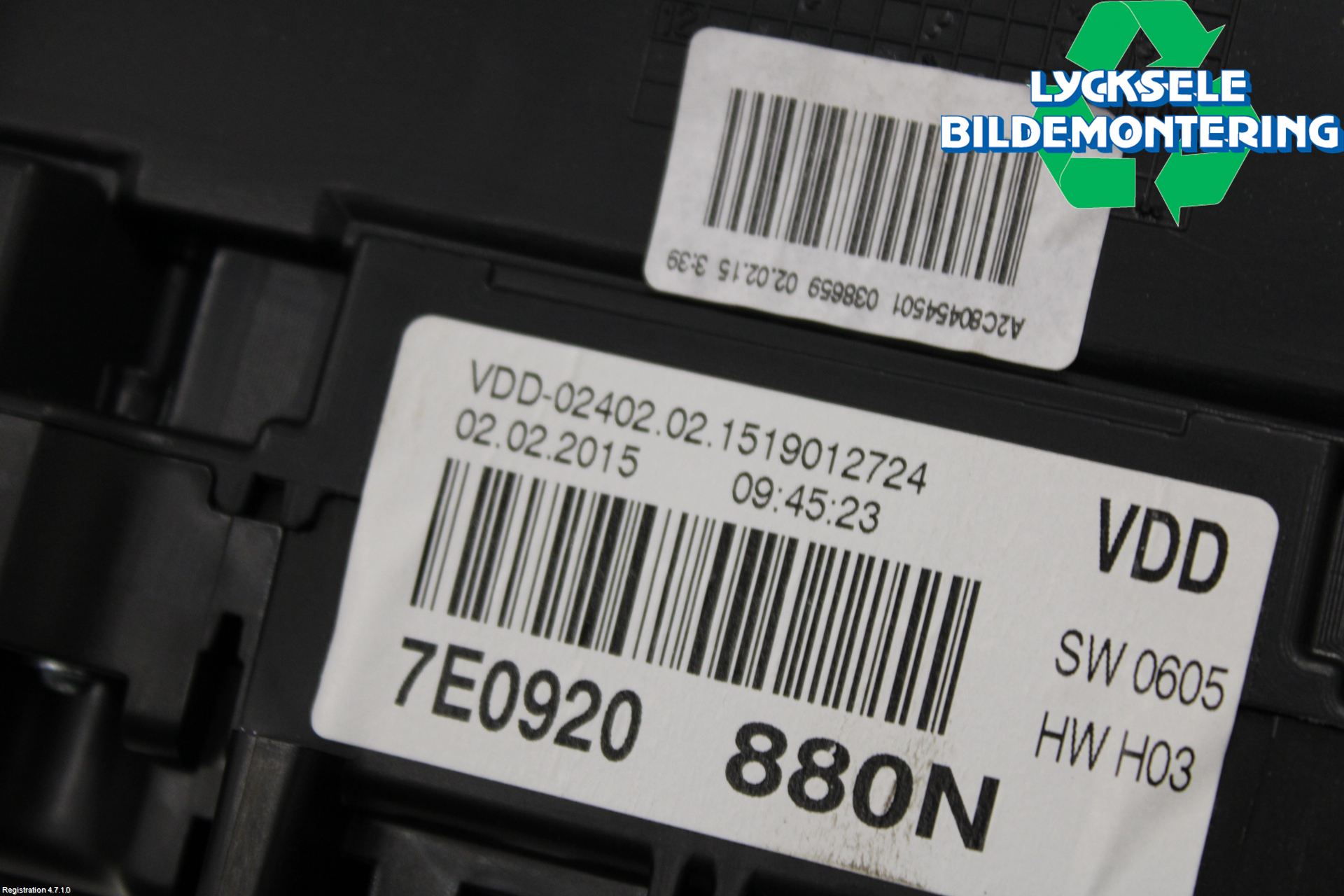 Volkswagen VW TRANSP/CARAVELLE (T5) 04-15 Instrument Komb