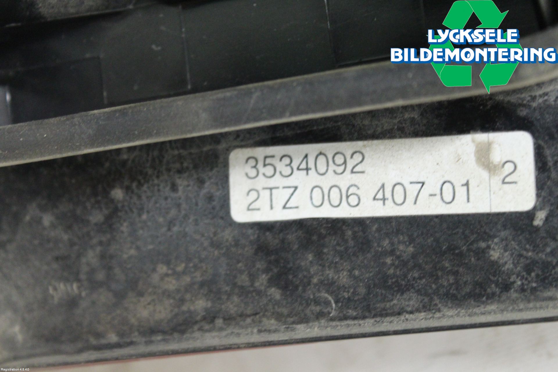 Volvo 940 91-98 Bakljus Lucka Vä