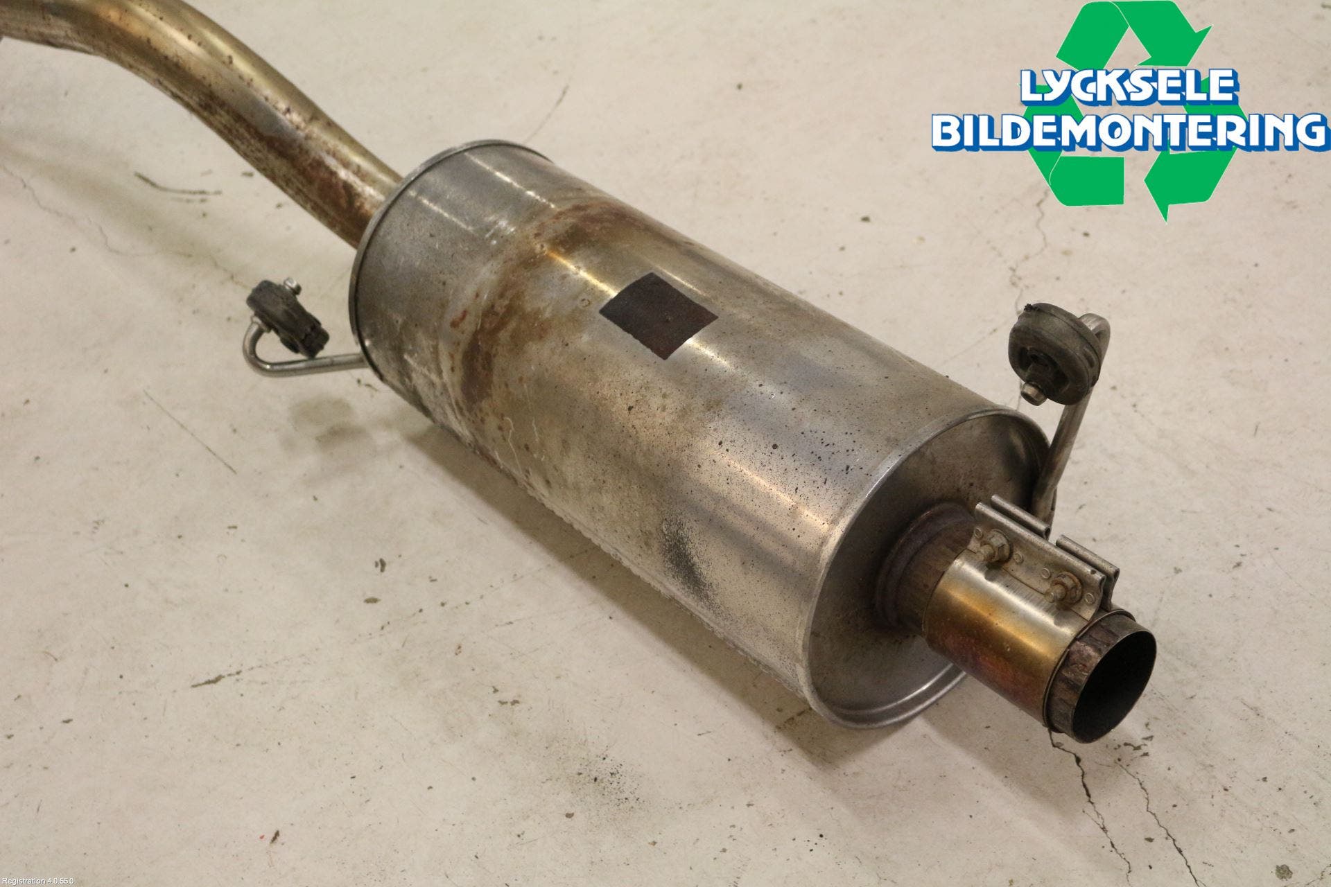 Volkswagen VW AMAROK 2H 10-22 Avgas Mellandämpare