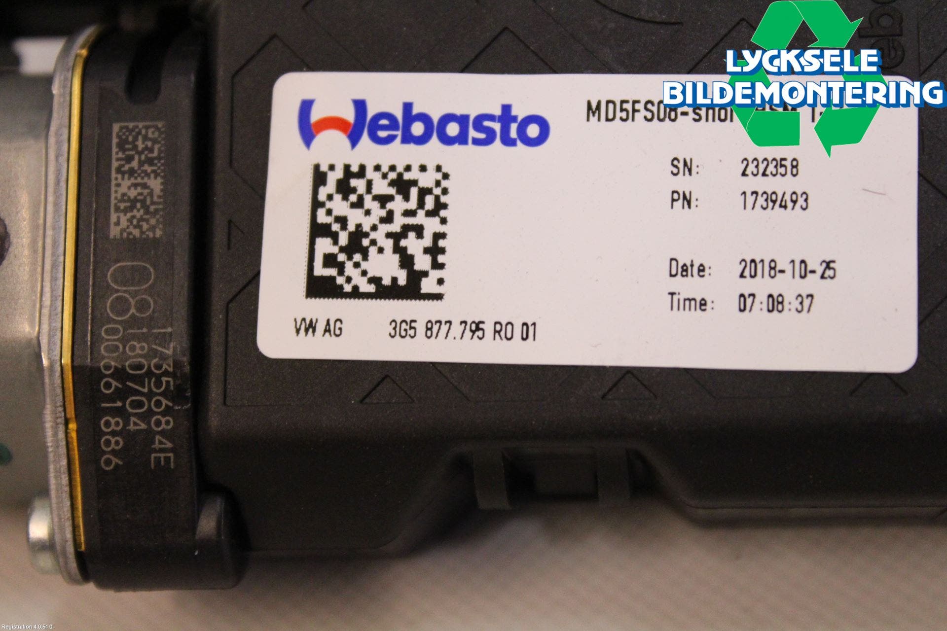 Audi Q8/SQ8 4M 19- Taklucksmotor