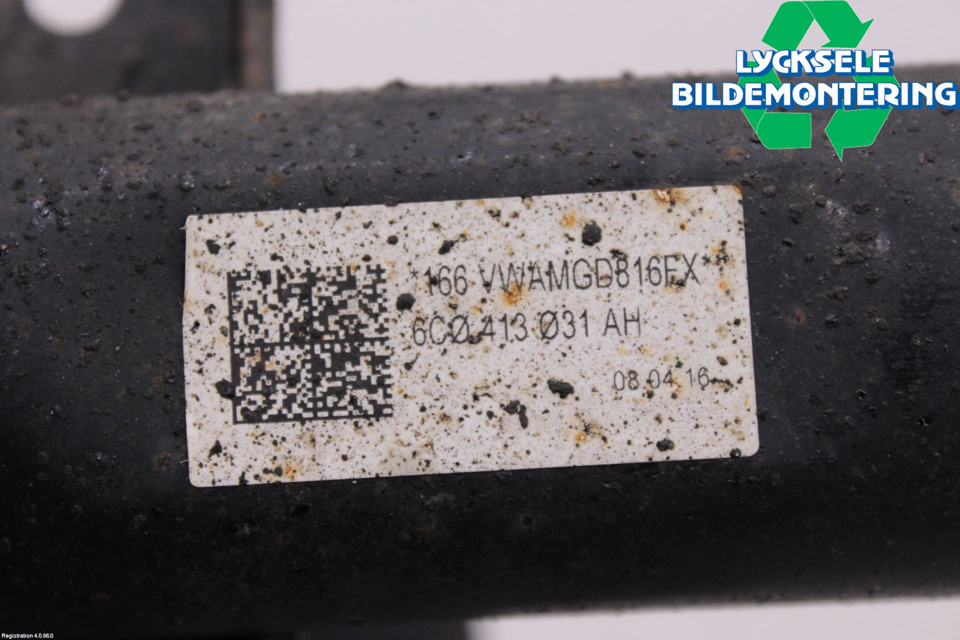 Volkswagen VW POLO 10-17 Fjäderben Fram Vänster
