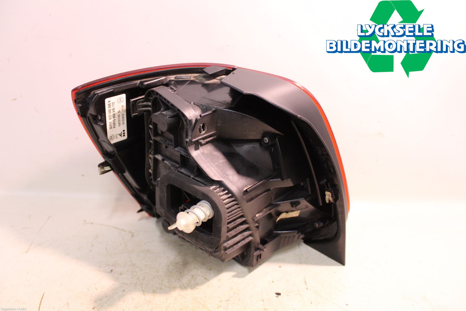 Volkswagen VW POLO 10-17 Bakljus Höger